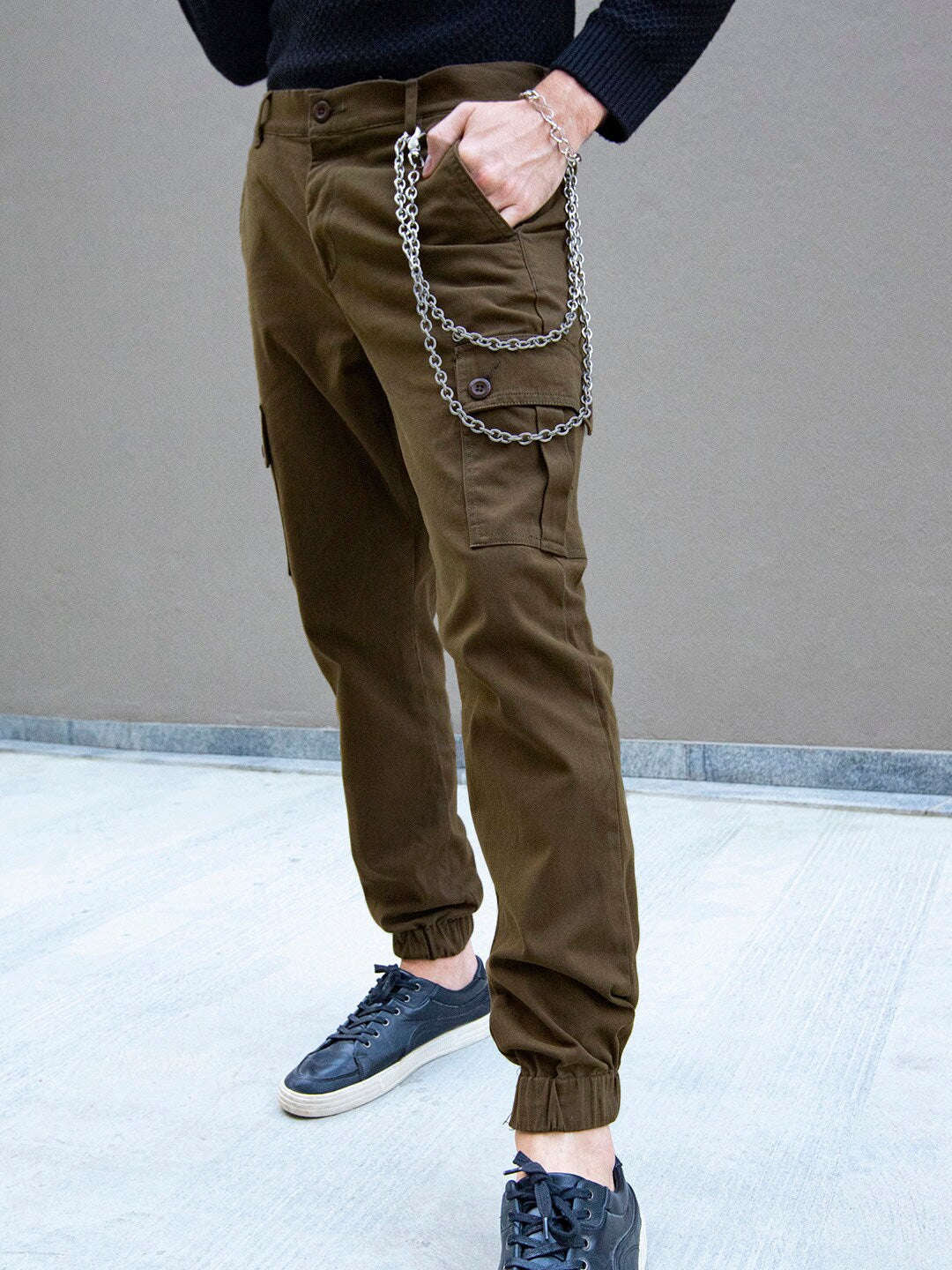 Shop Men Solid Trouser Online.