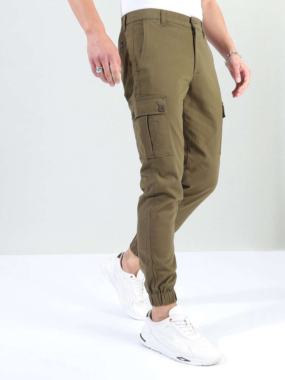 Shop Men Solid Trouser Online.