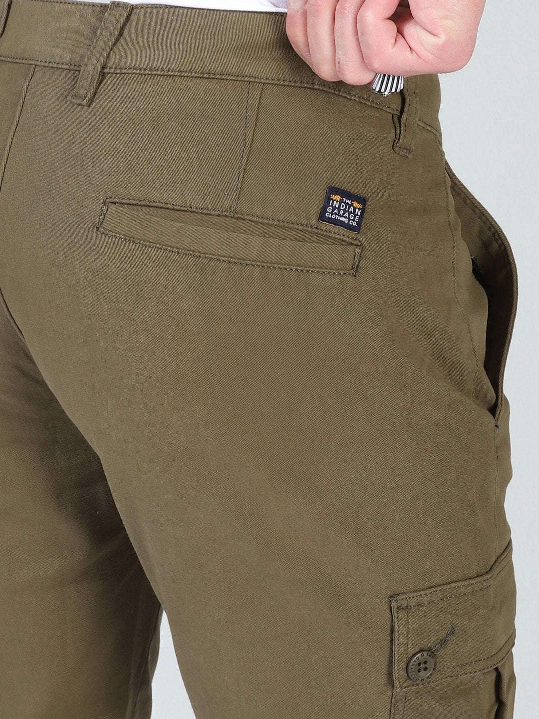 Shop Men Solid Trouser Online.