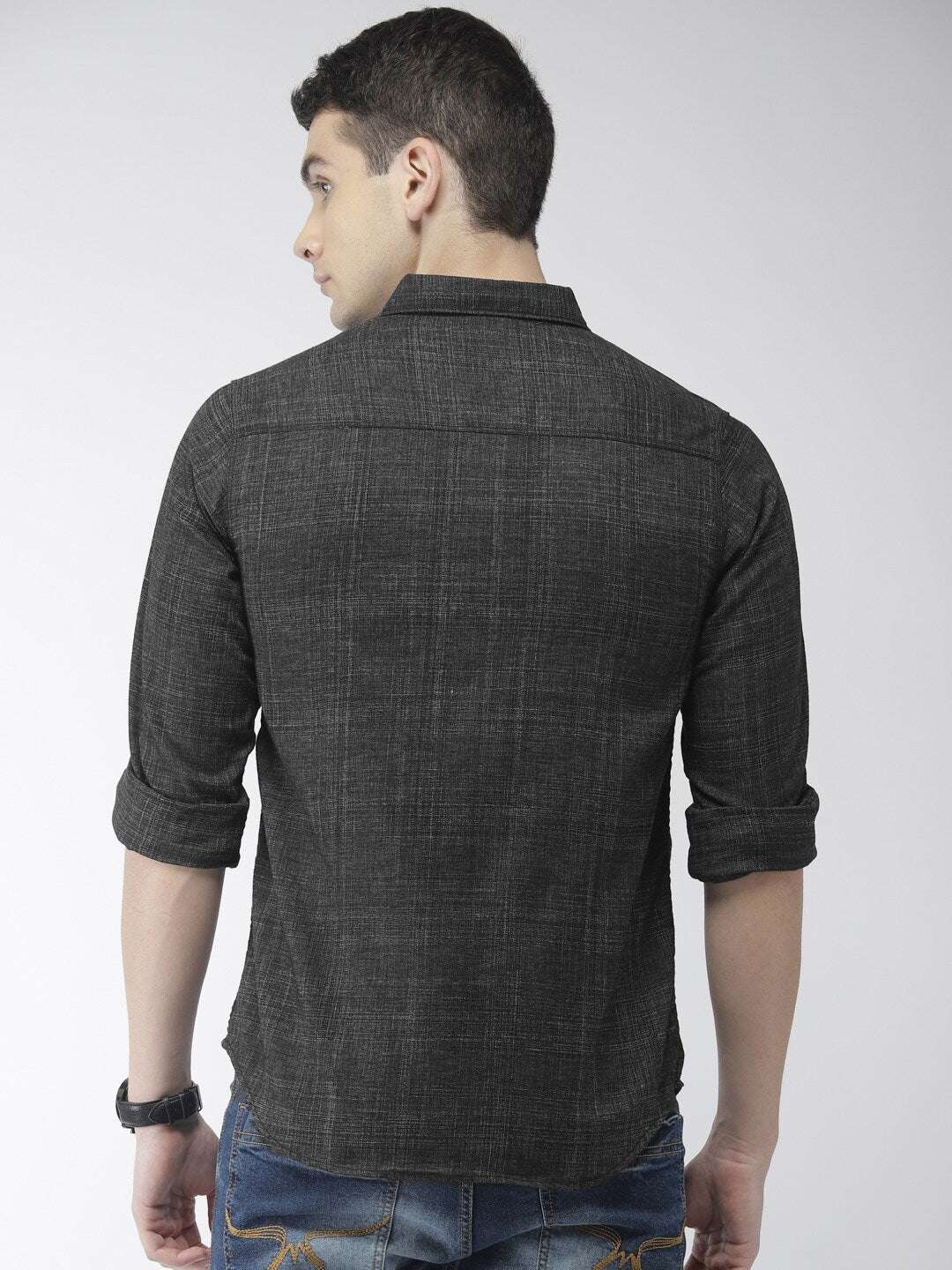 Shop Men Check Casual Shirt Online.