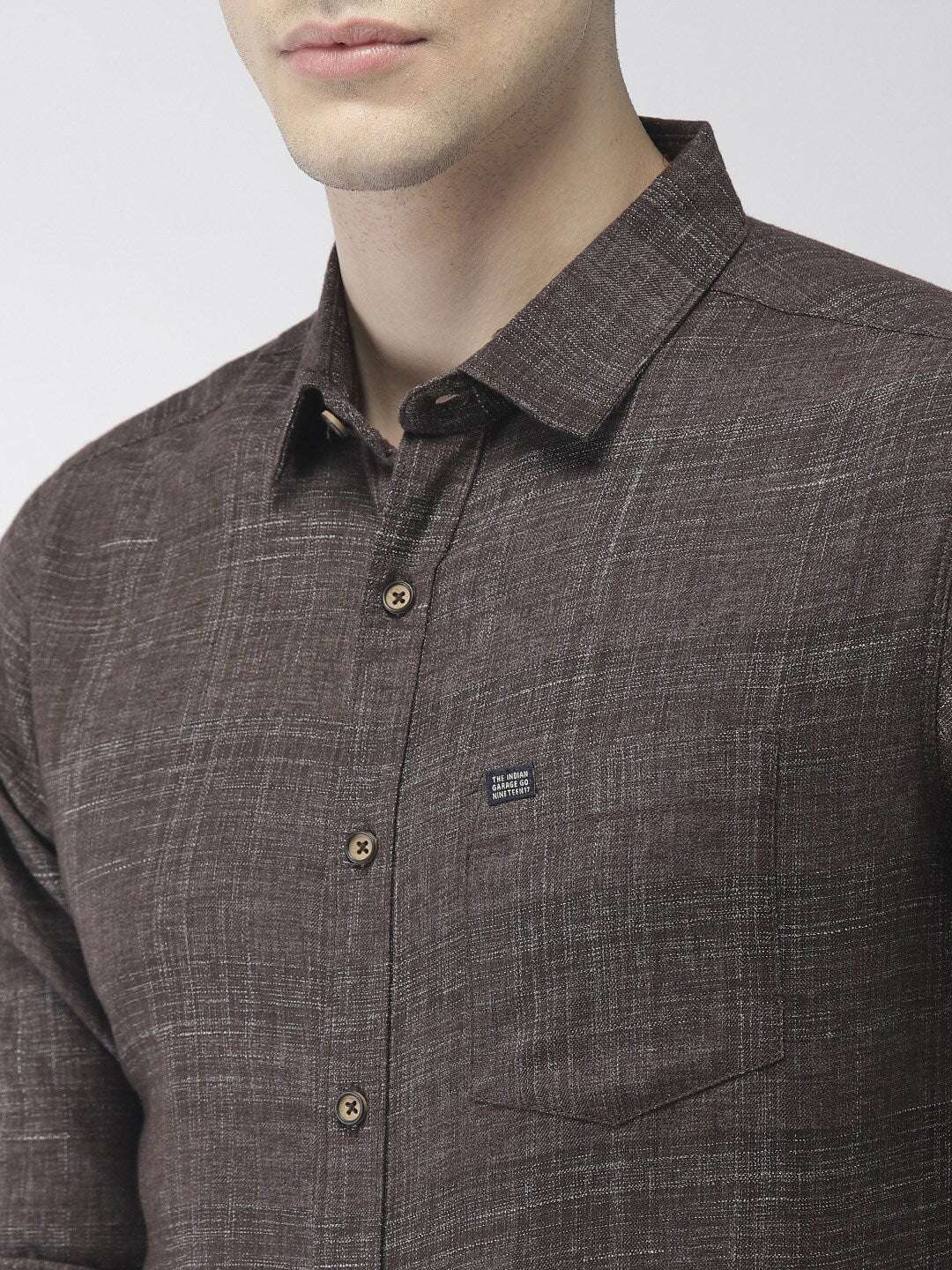 Shop Men Check Casual Shirt Online.