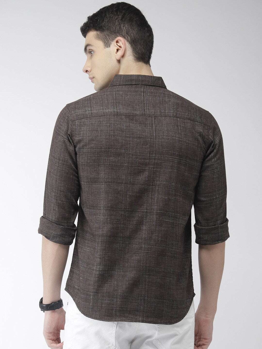 Shop Men Check Casual Shirt Online.