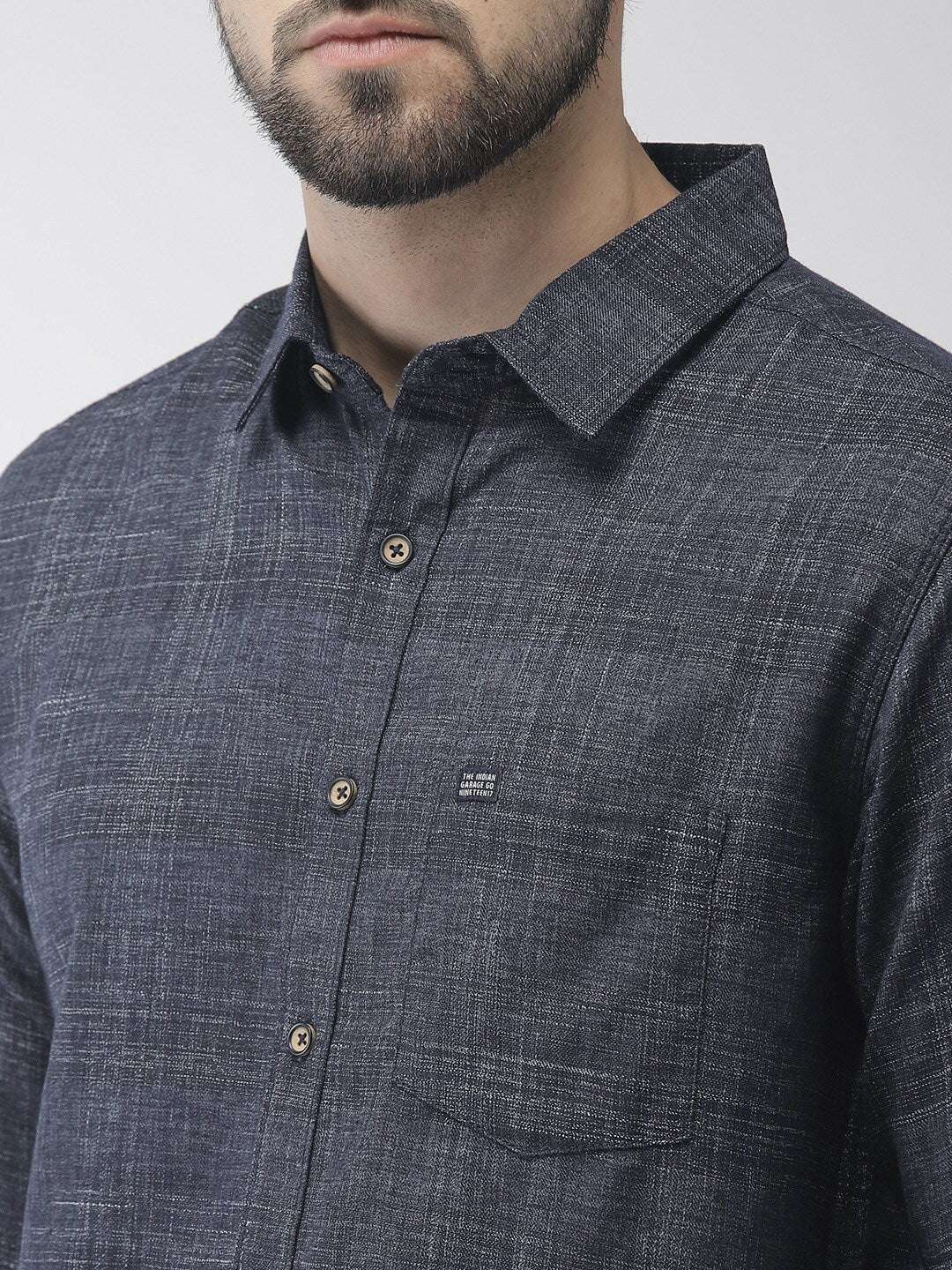 Shop Men Check Casual Shirt Online.