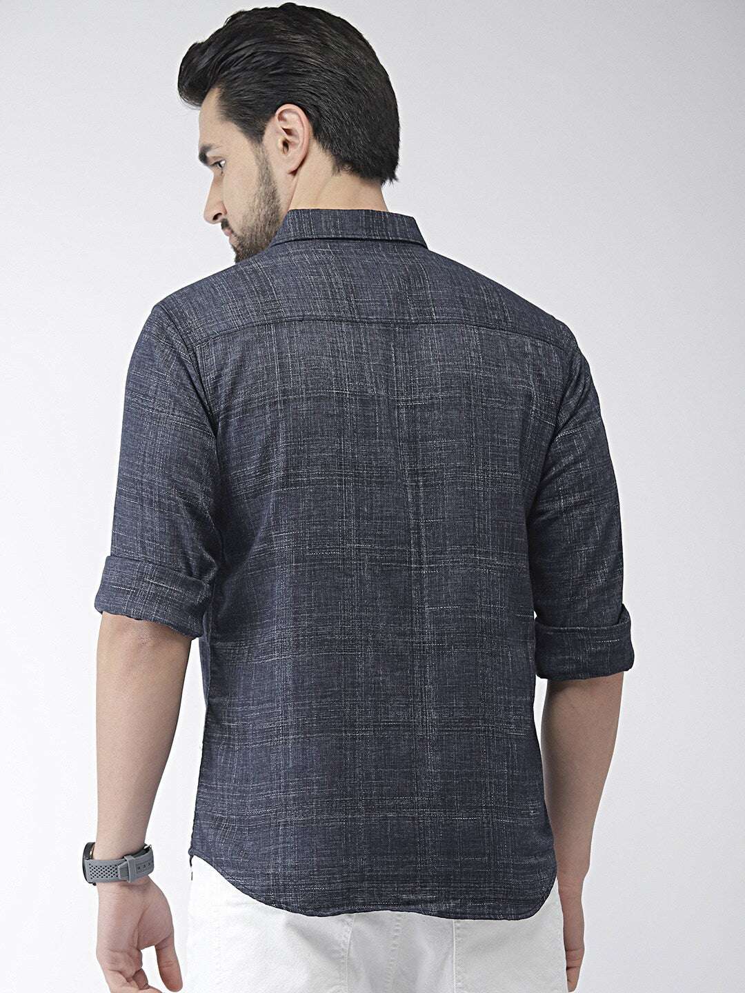 Shop Men Check Casual Shirt Online.