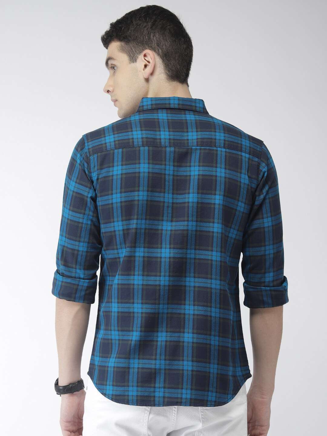 Shop Men Check Casual Shirt Online.