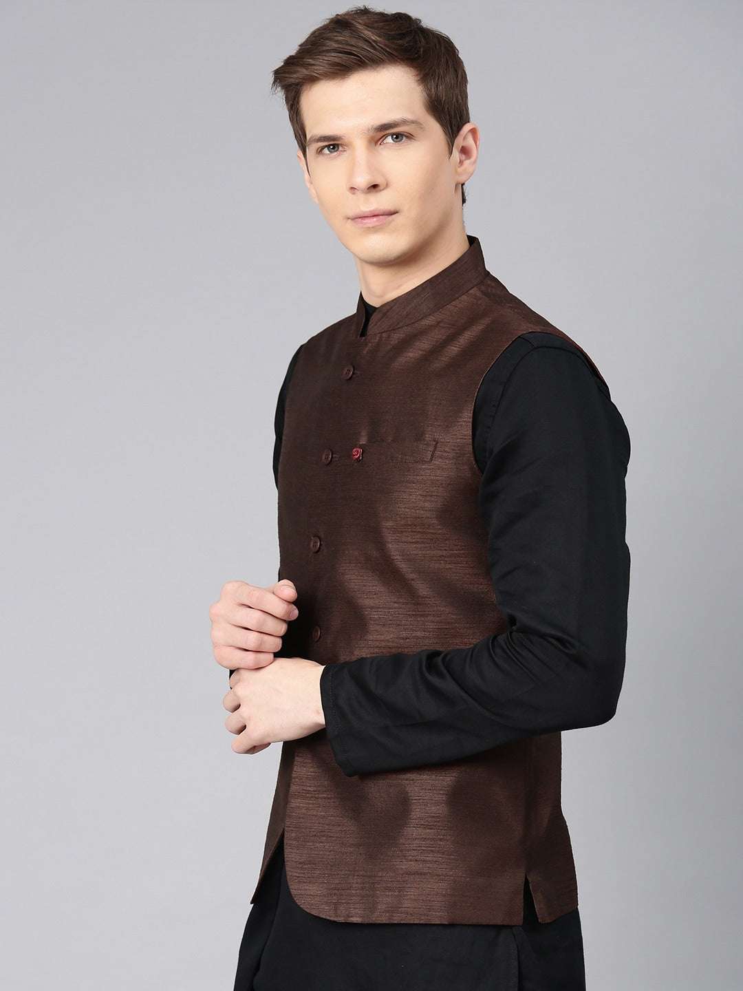 Shop Men Nehru Waistcoat Online.