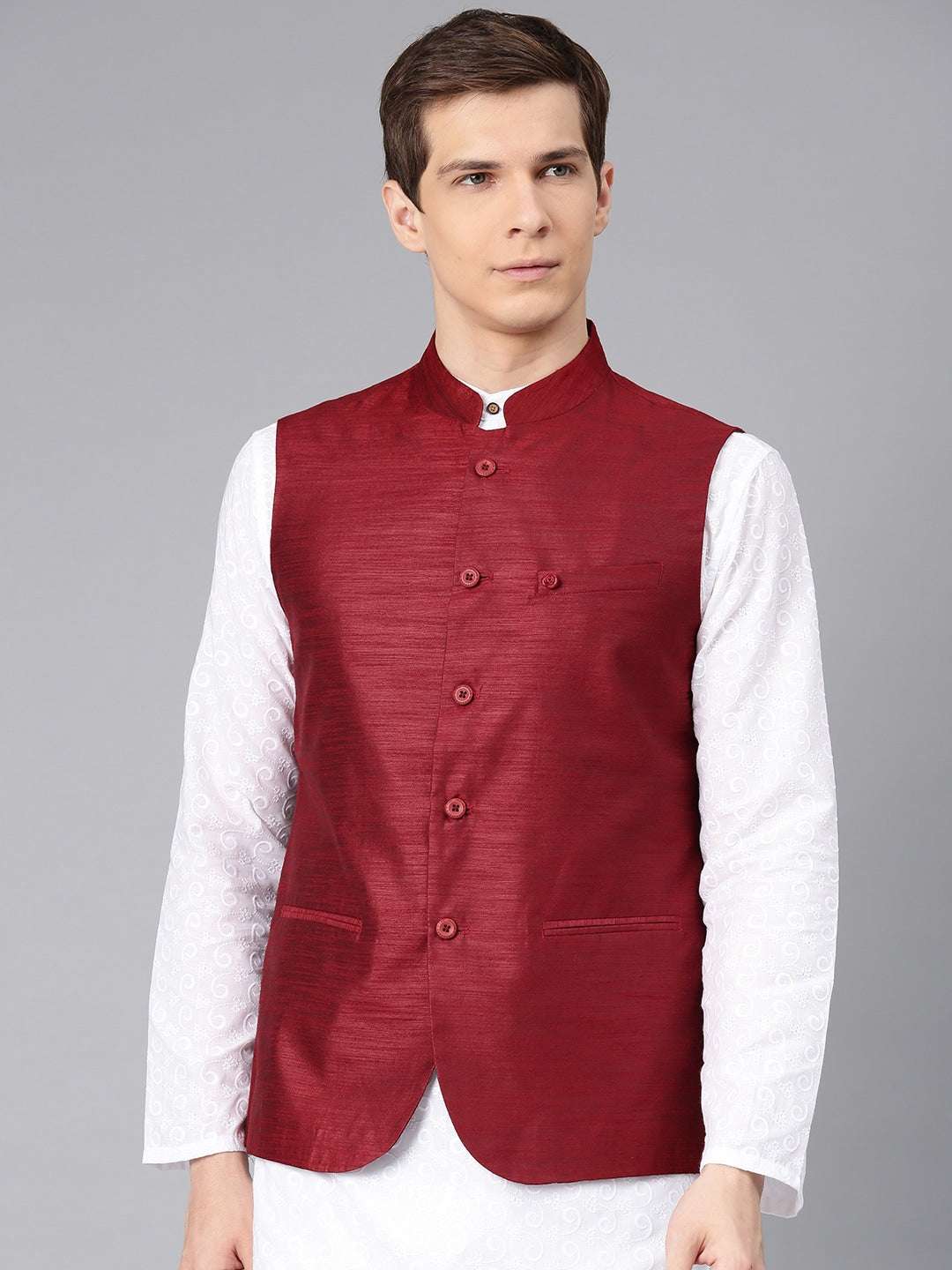 Shop Men Nehru Waistcoat Online.