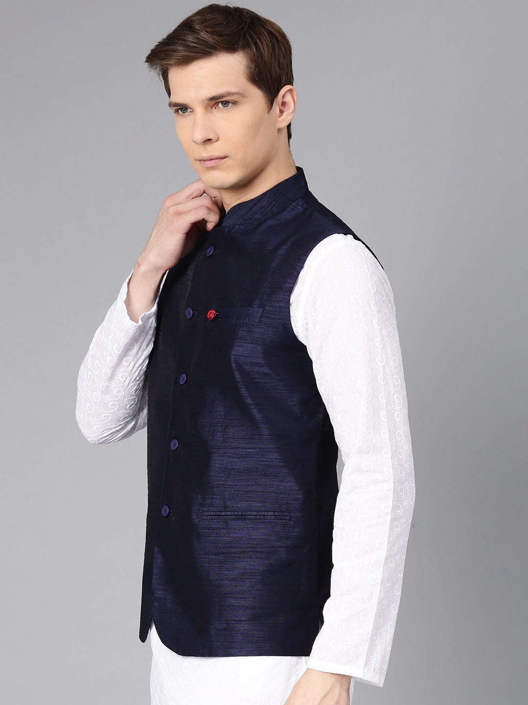 Shop Men Nehru Waistcoat Online.