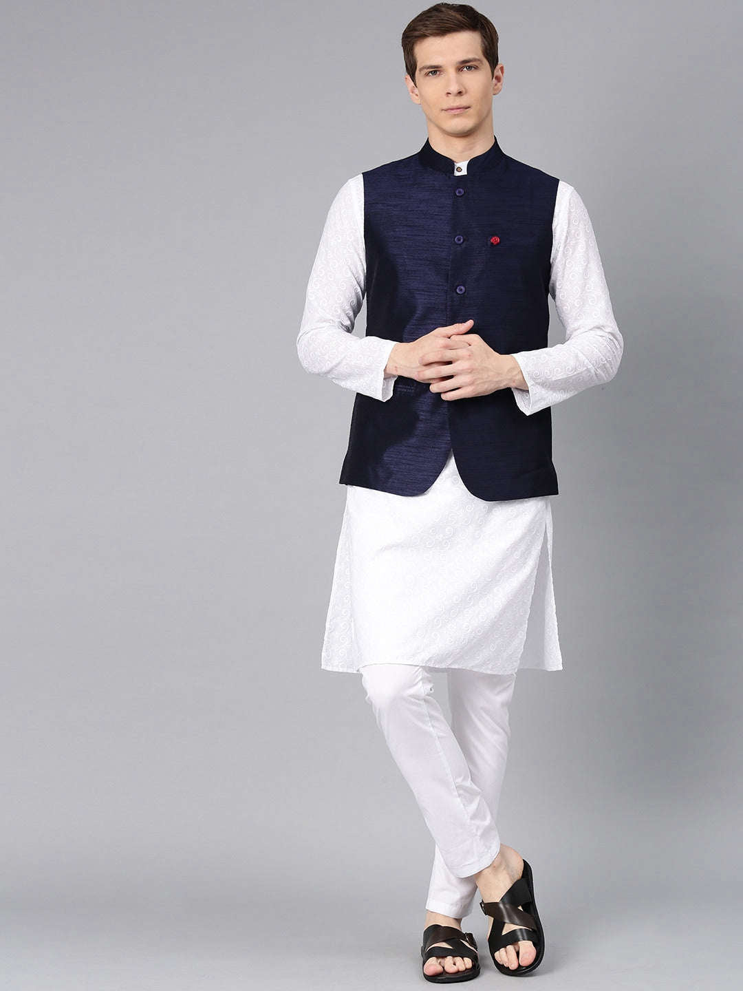 Shop Men Nehru Waistcoat Online.