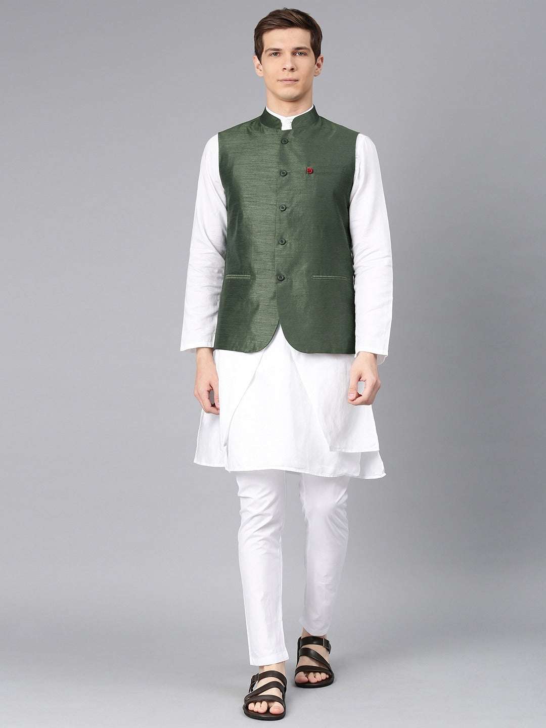 Shop Men Nehru Waistcoat Online.