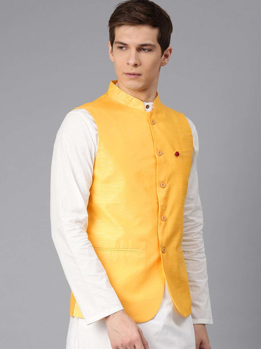 Shop Men Nehru Waistcoat Online.