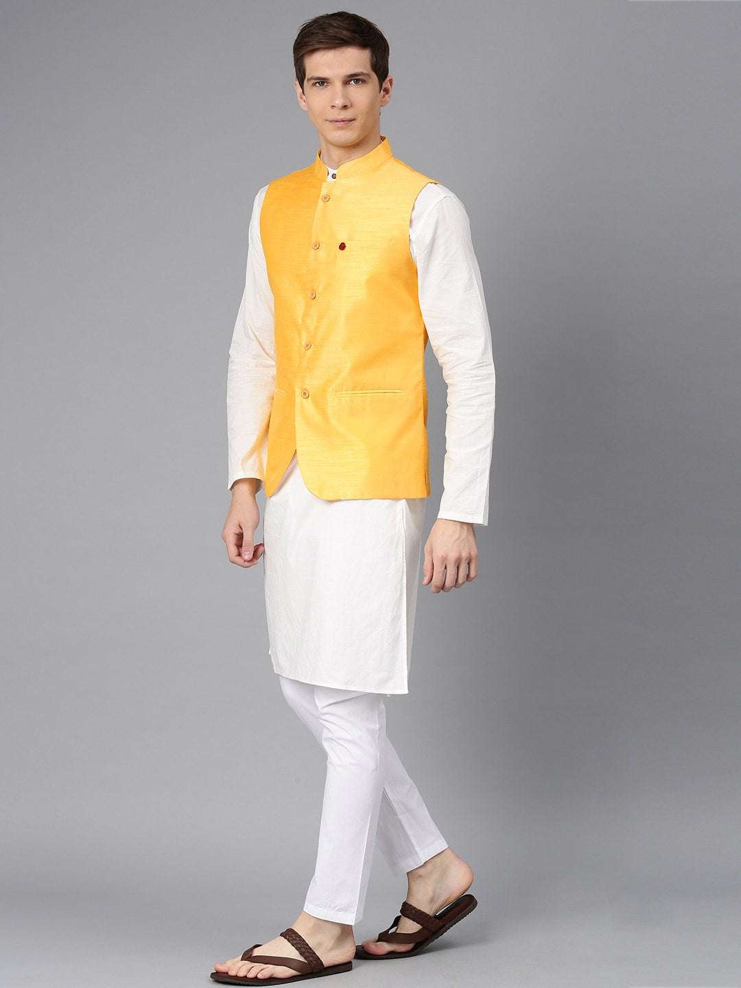 Shop Men Nehru Waistcoat Online.