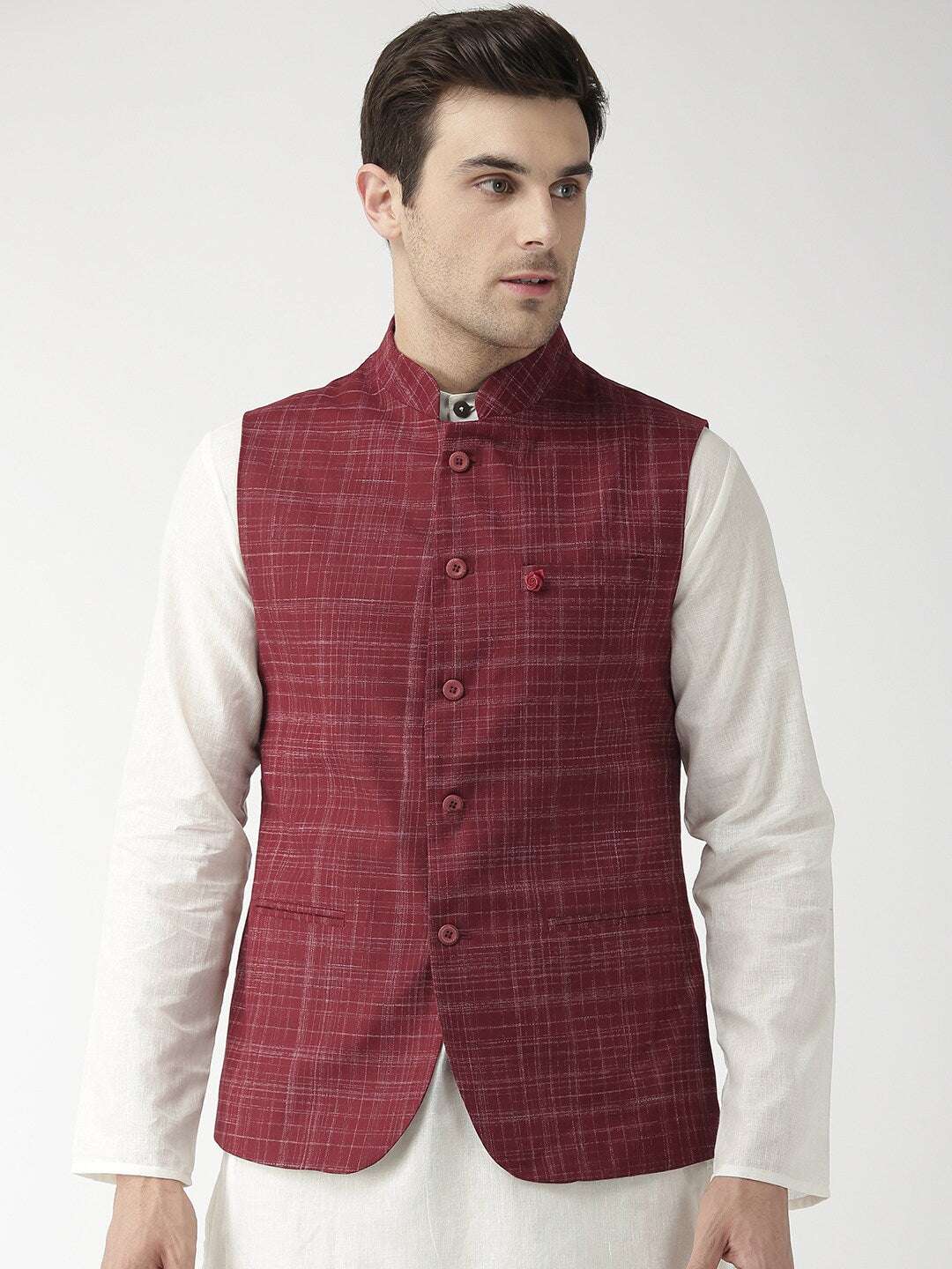 Shop Men Nehru Waistcoat Online.