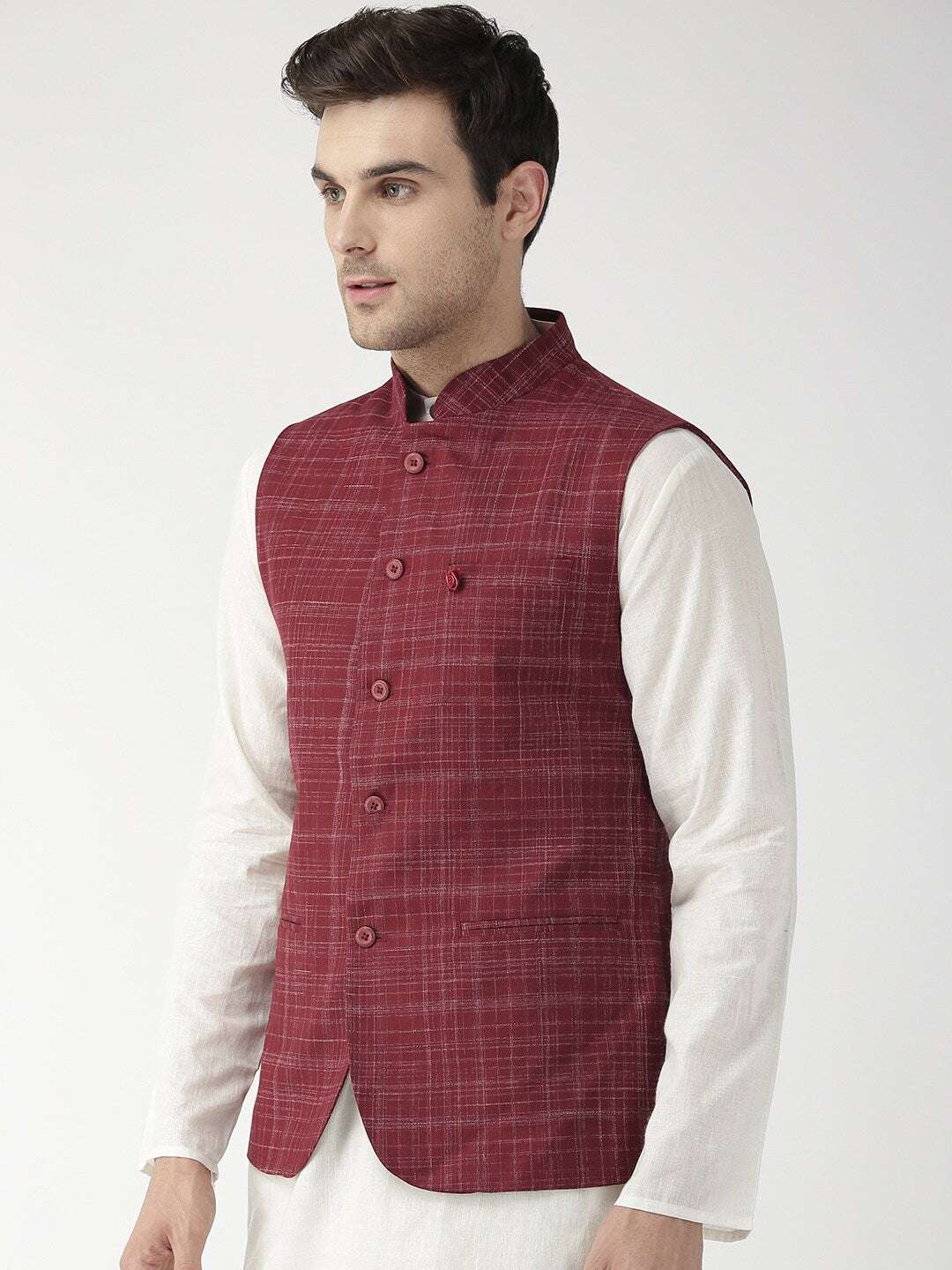 Shop Men Nehru Waistcoat Online.