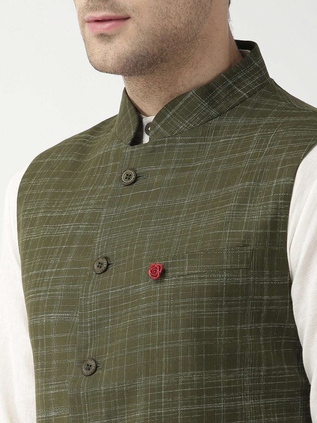 Shop Men Nehru Waistcoat Online.