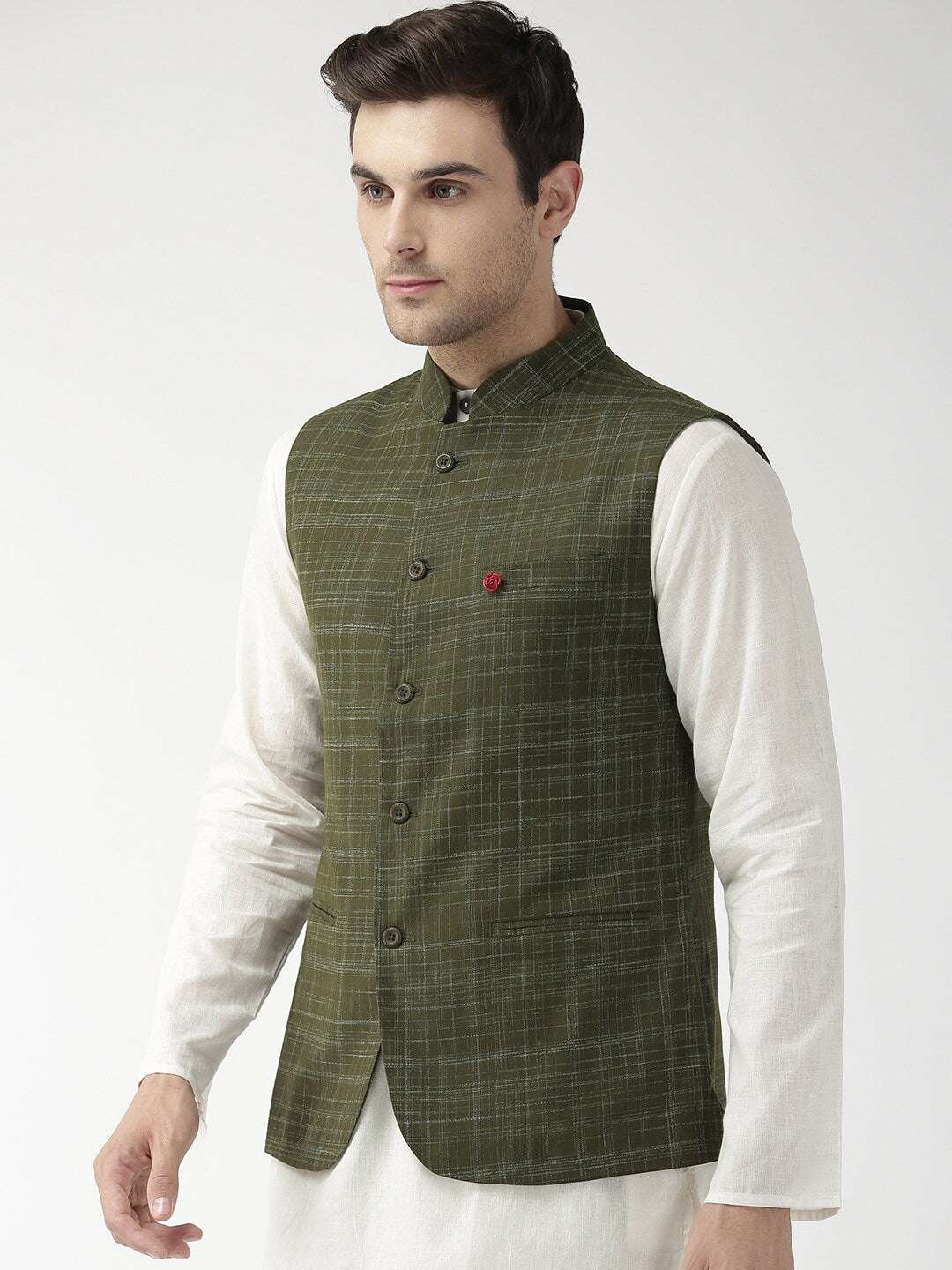 Shop Men Nehru Waistcoat Online.