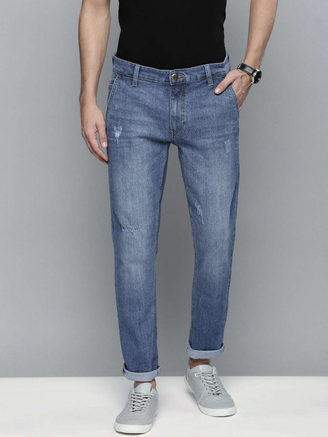 Shop Men Solid Jeans Online.