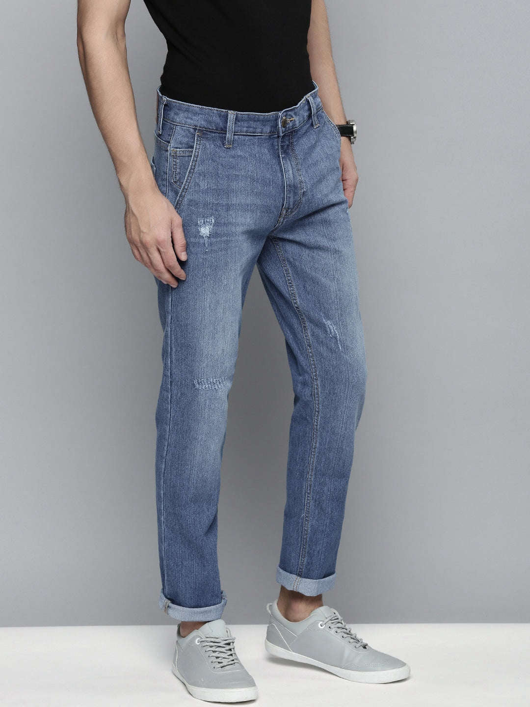 Shop Men Solid Jeans Online.