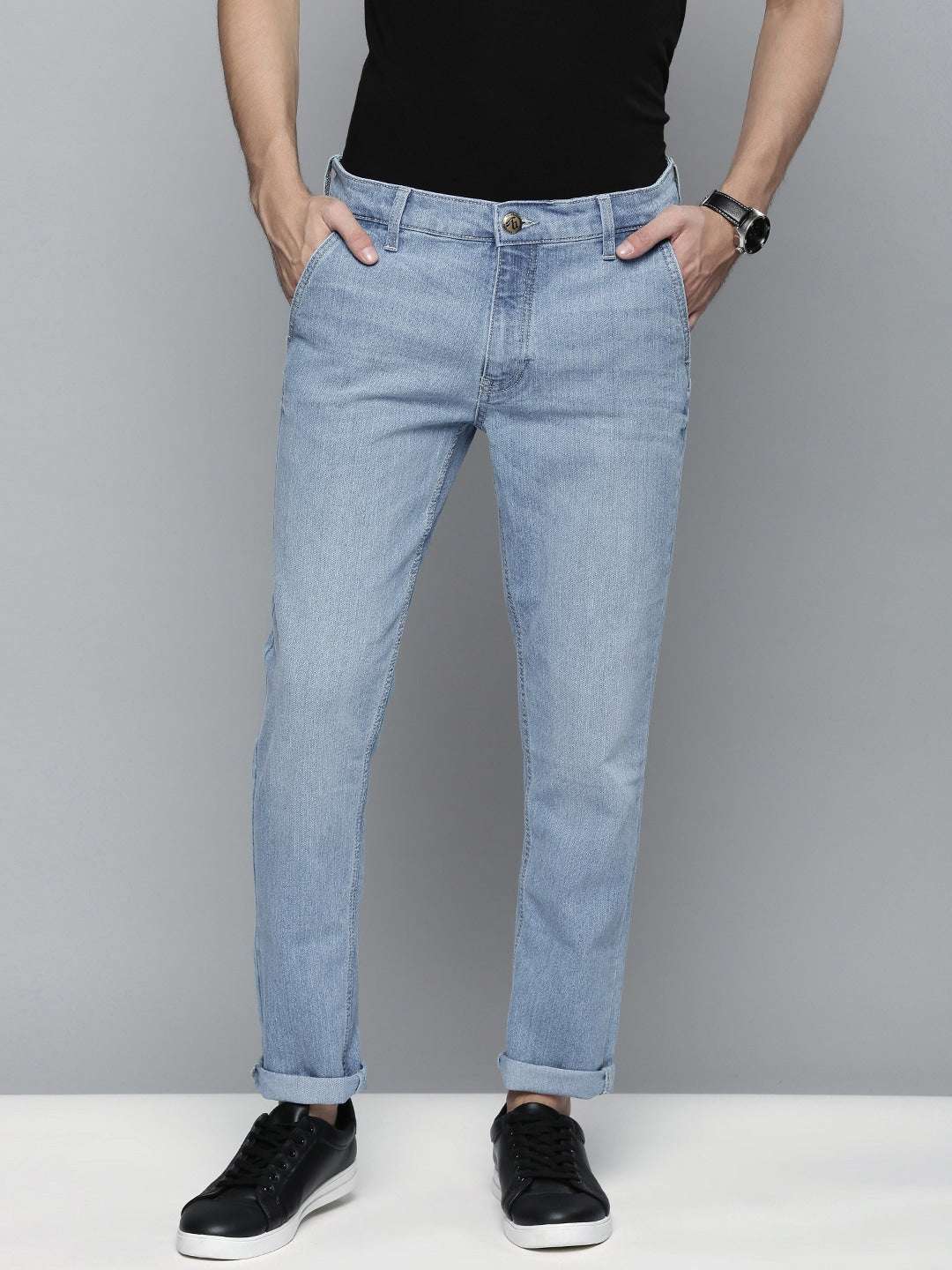 Shop Men Solid Jeans Online.