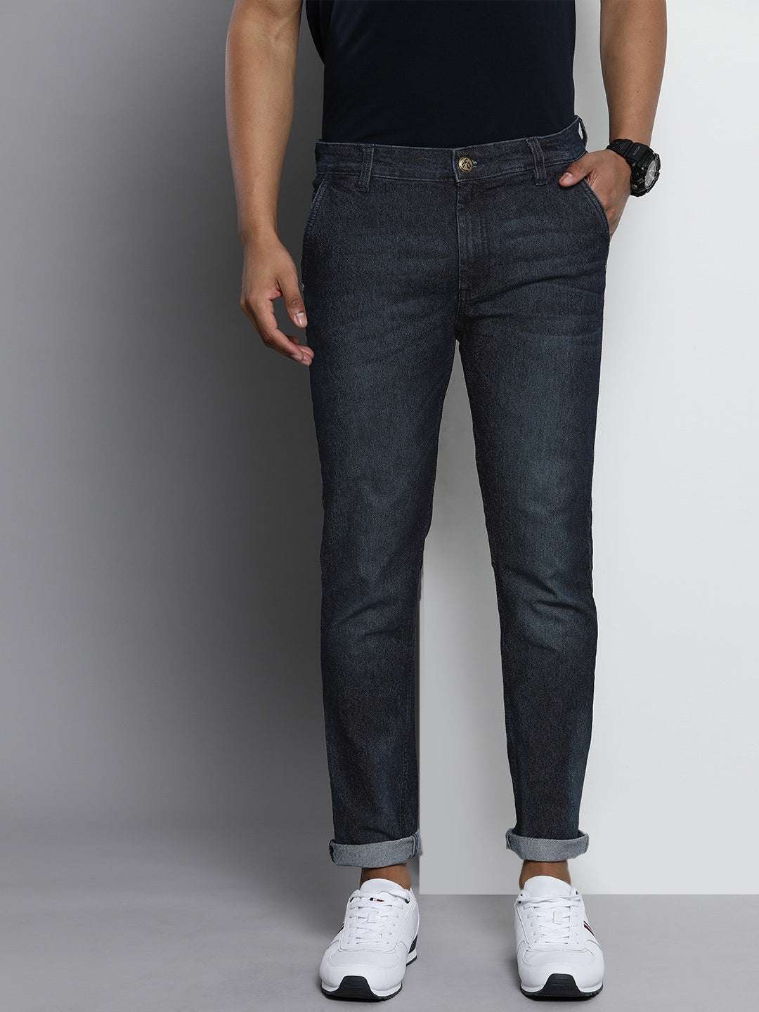 Shop Men Solid Jeans Online.