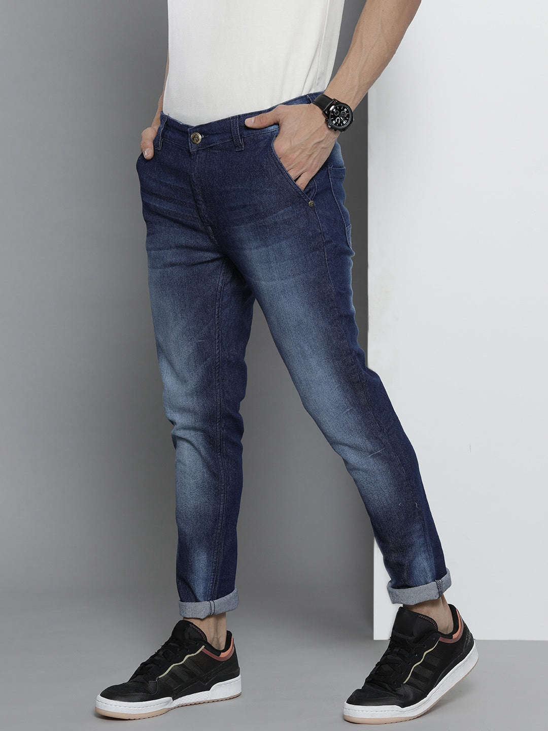 Shop Men Solid Jeans Online.