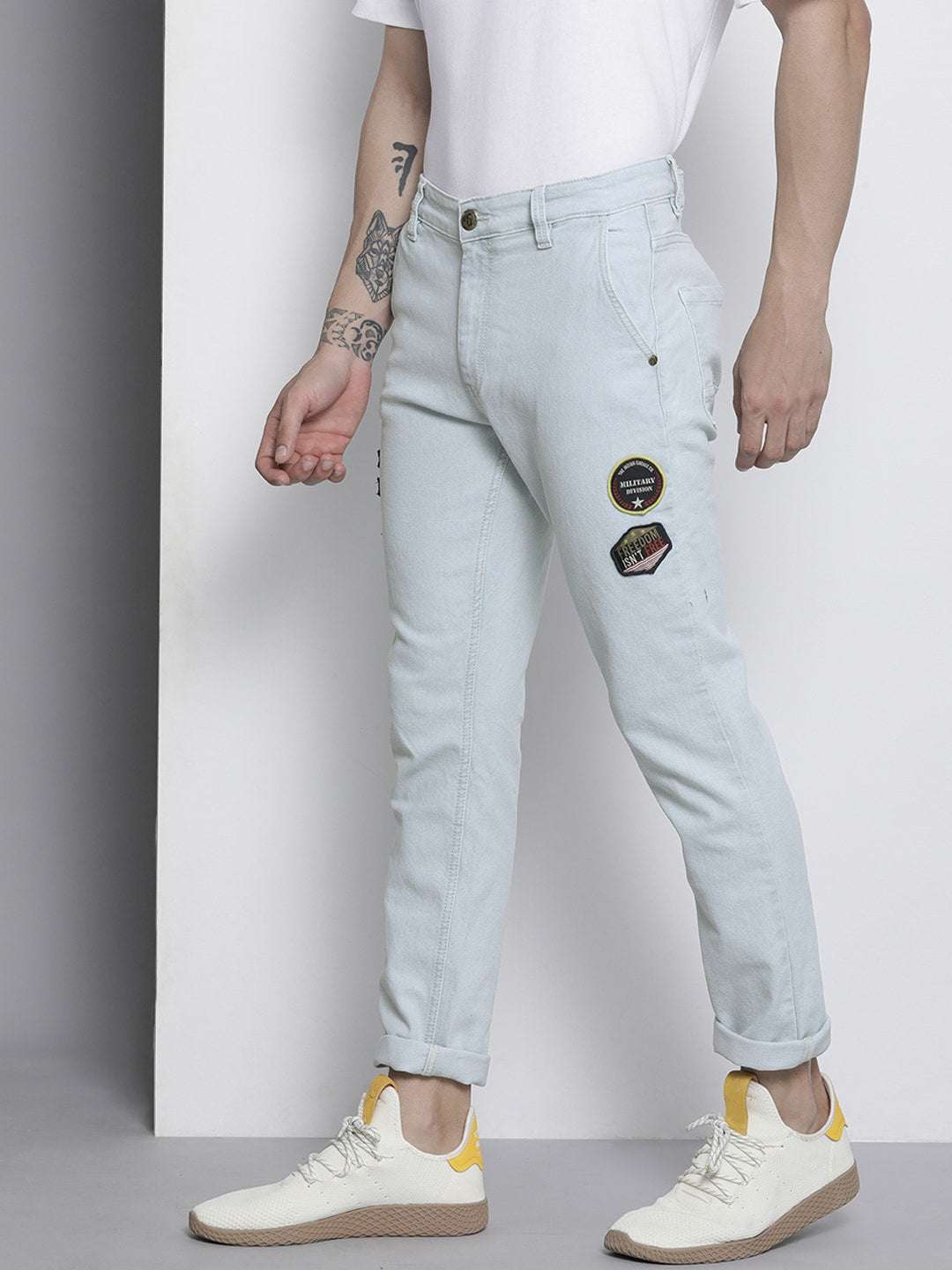 Shop Men Solid Jeans Online.