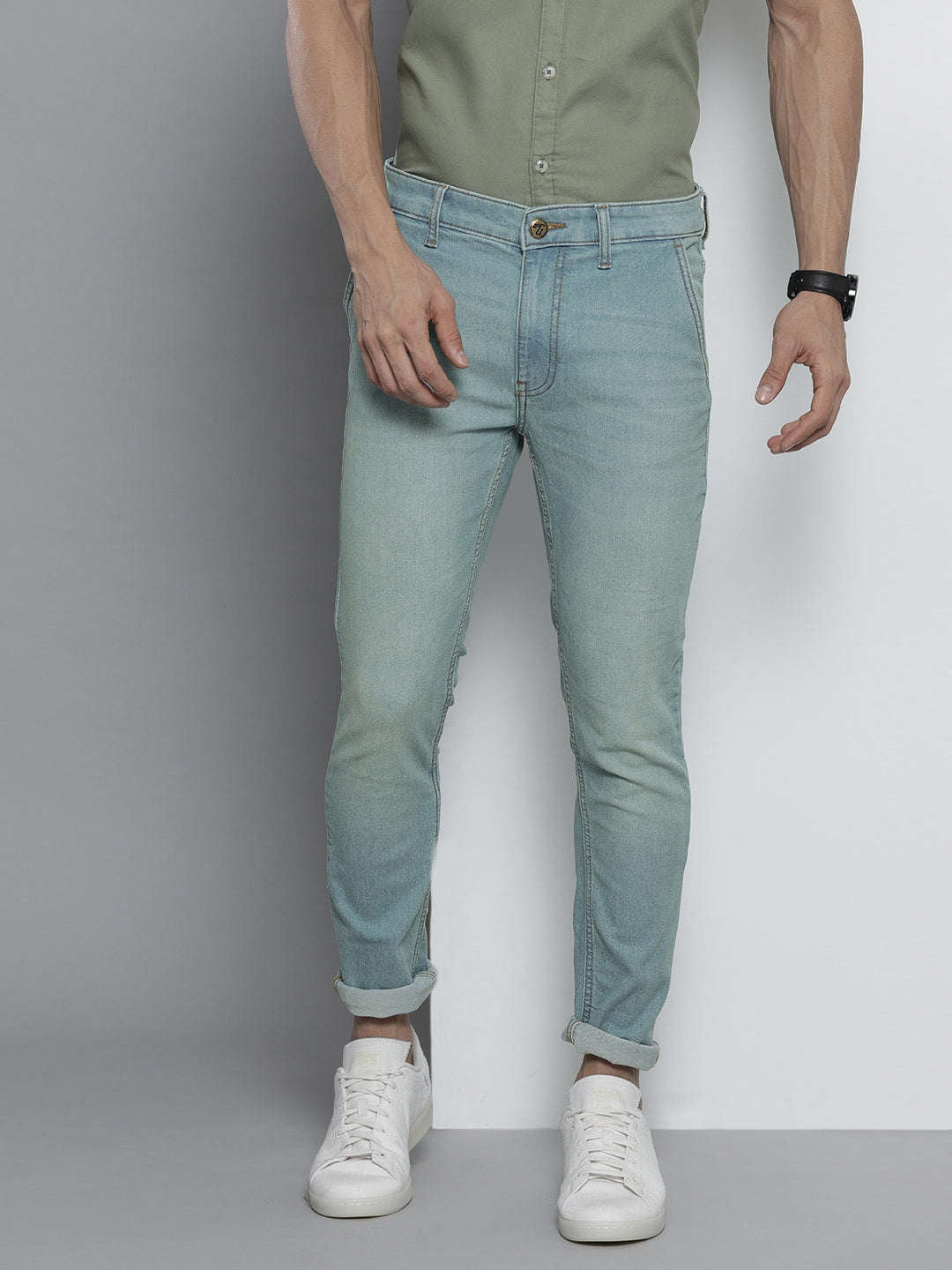 Shop Men Solid Jeans Online.