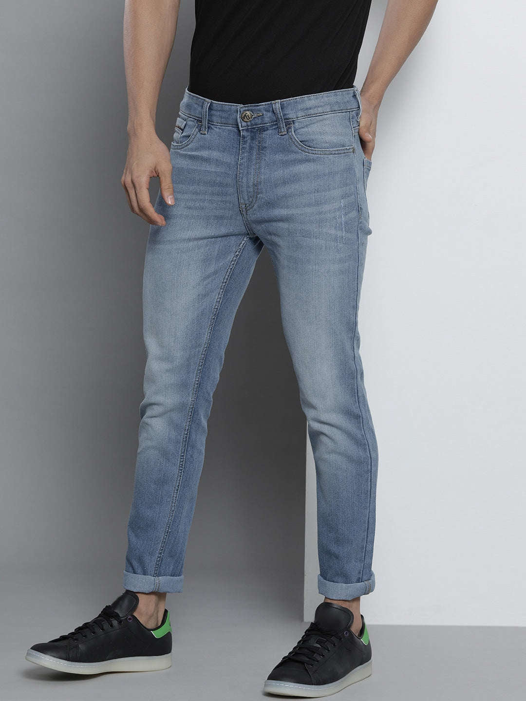 Shop Men Solid Jeans Online.