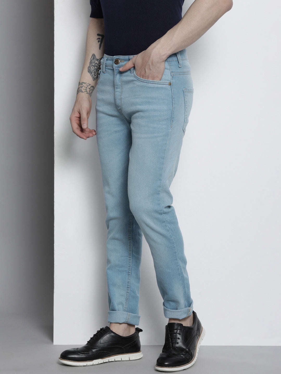 Shop Men Solid Jeans Online.