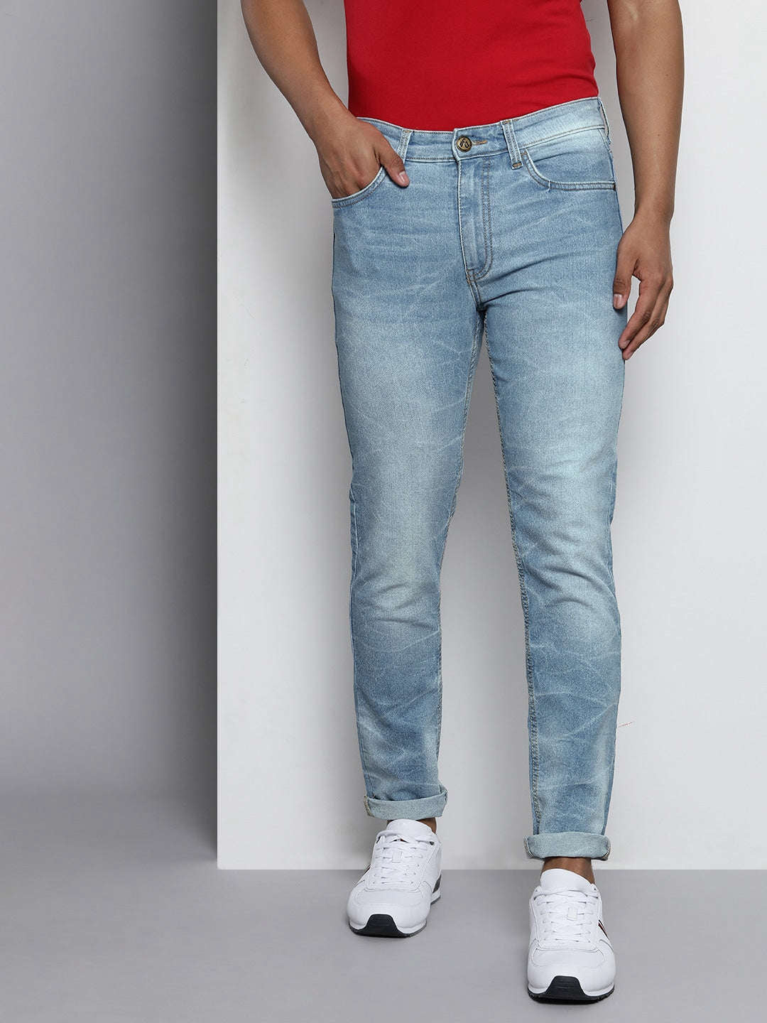 Shop Men Solid Jeans Online.