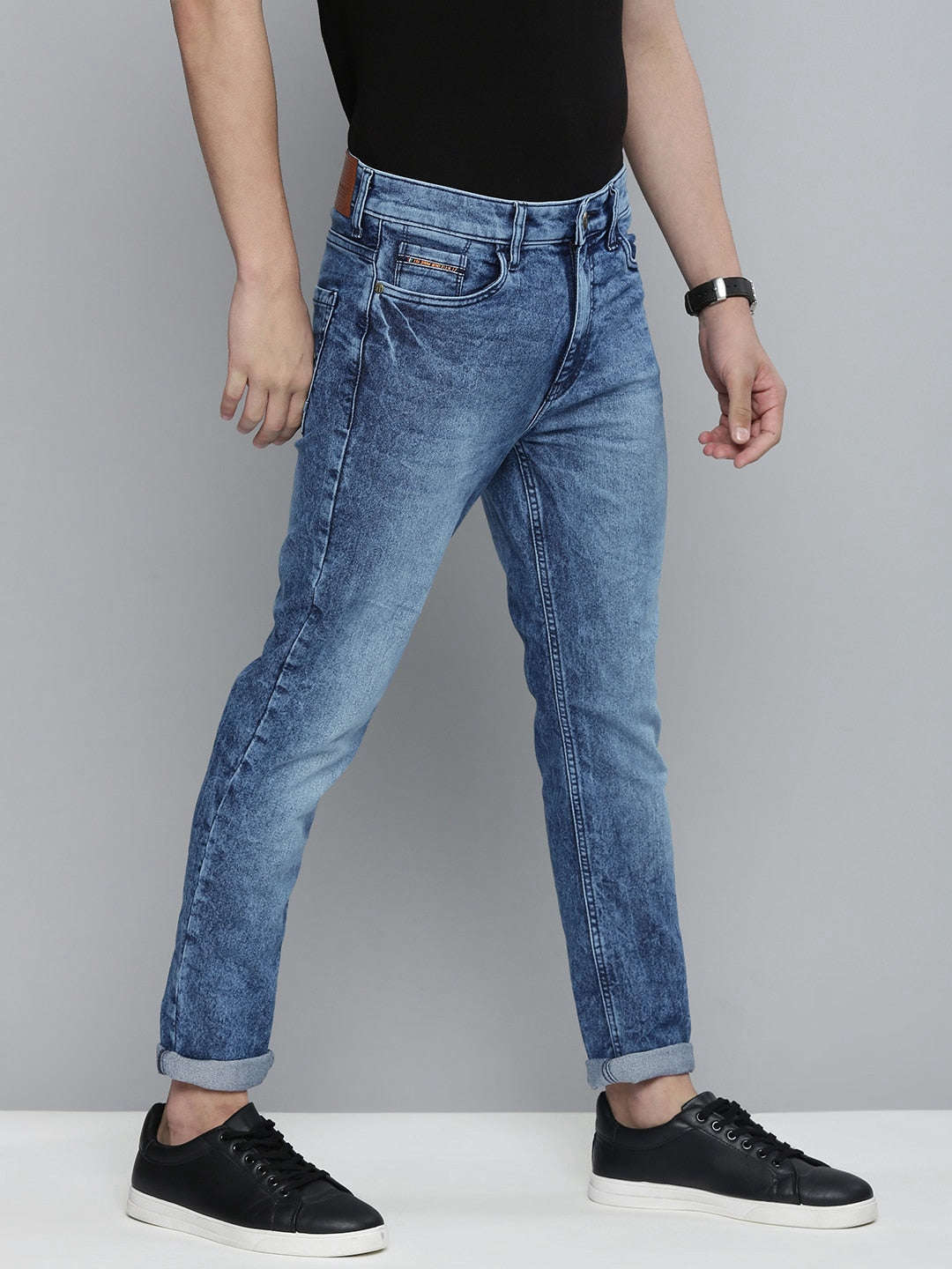 Shop Men Solid Jeans Online.