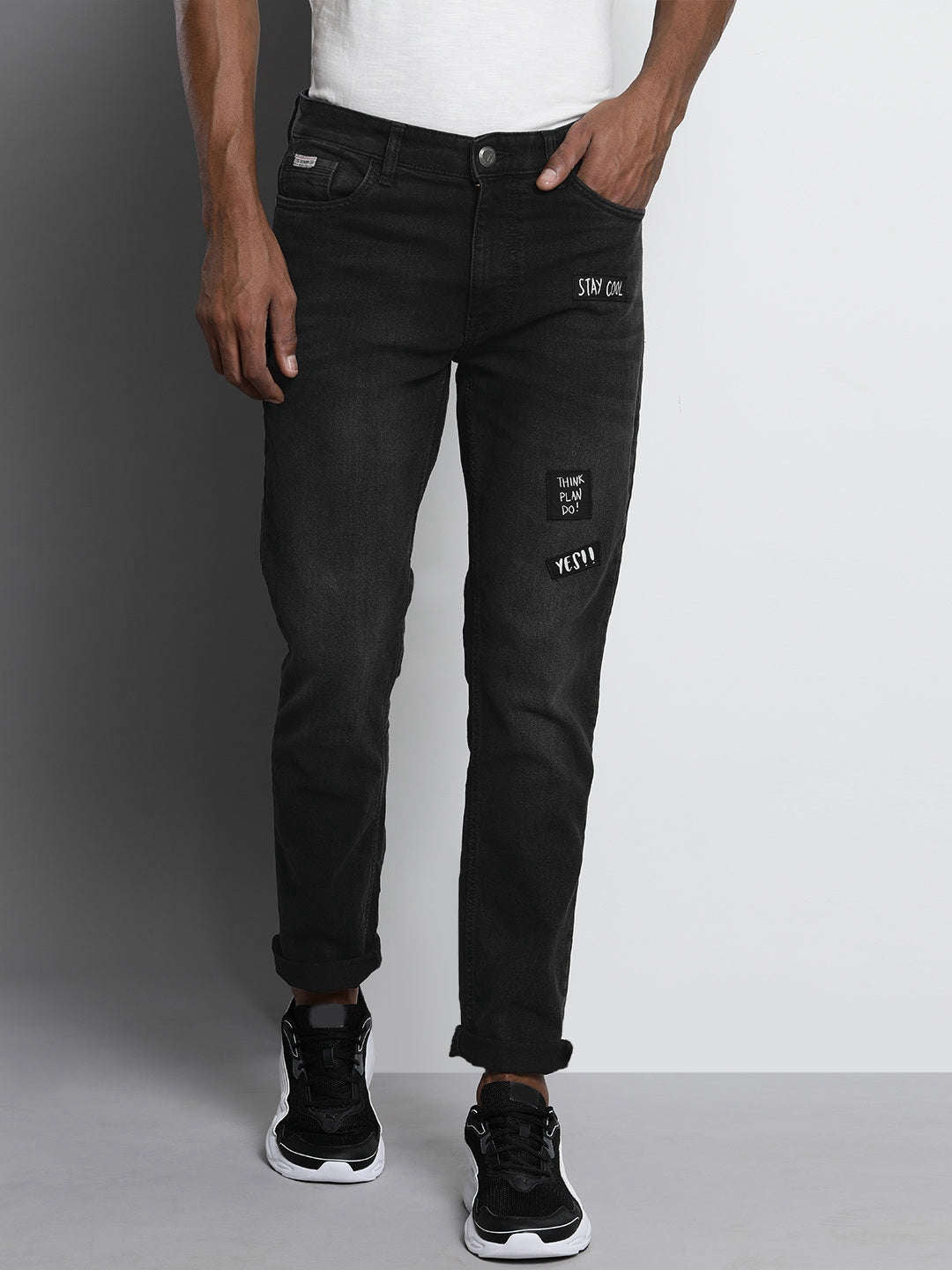 Shop Men Solid Jeans Online.