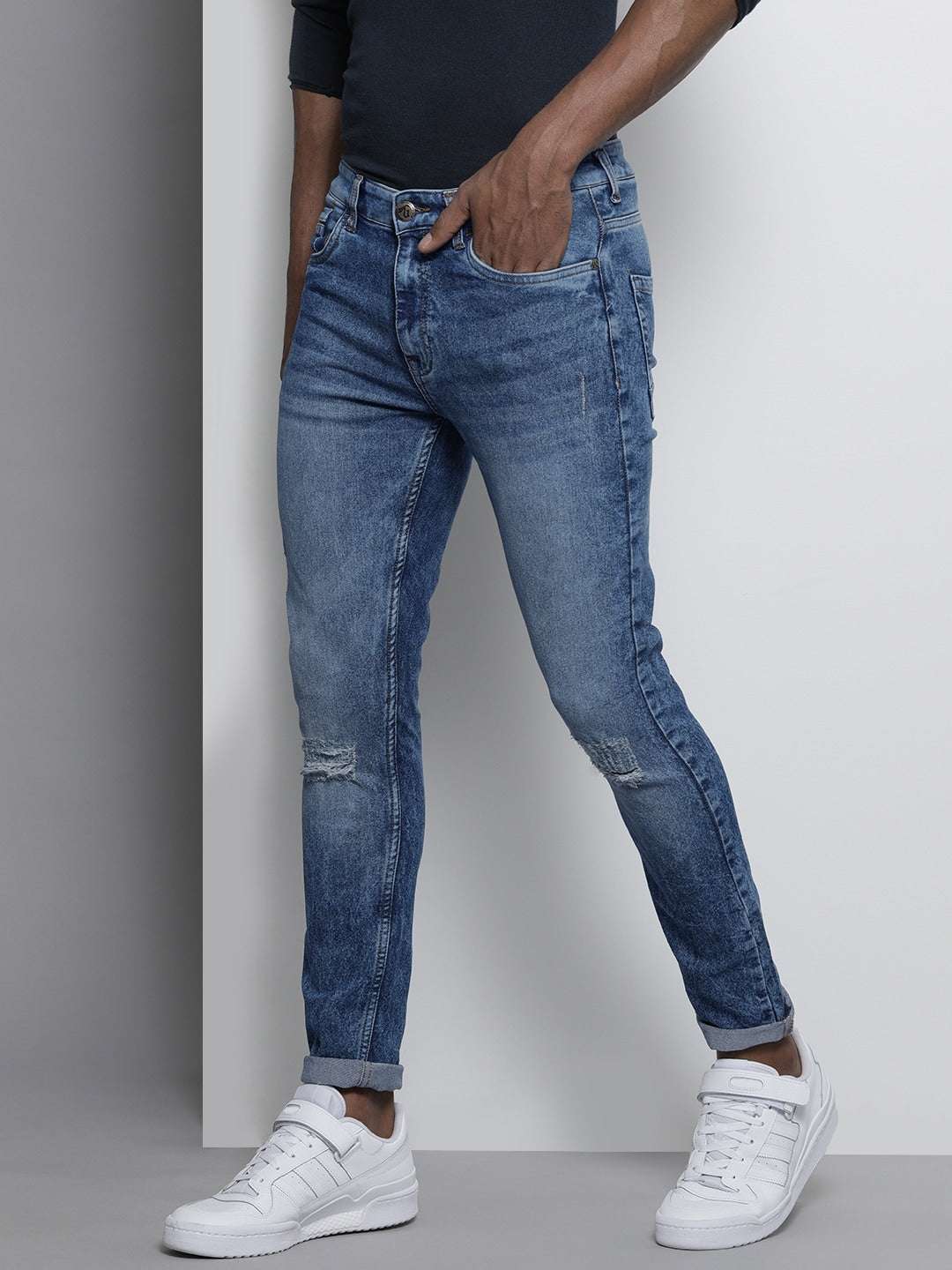 Shop Men Solid Jeans Online.