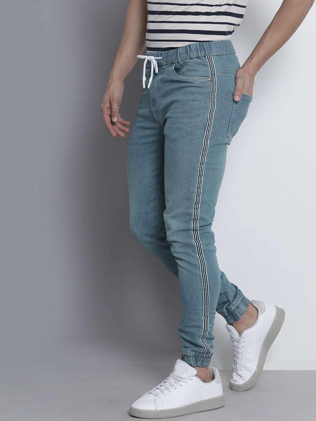 Shop Men Denim Jogger Online.