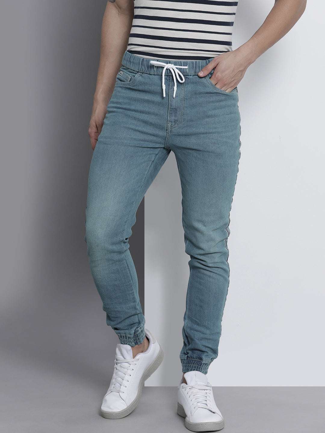 Shop Men Denim Jogger Online.