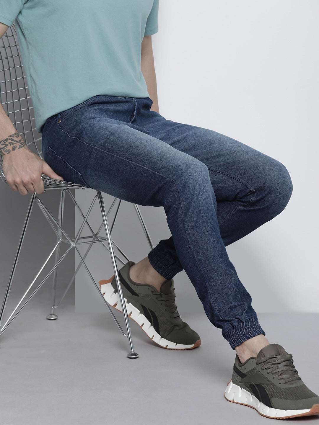 Shop Men Denim Jogger Online.