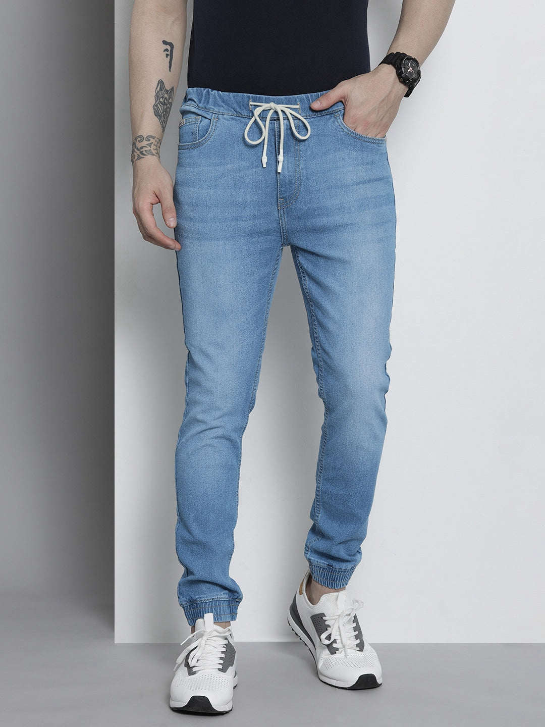 Shop Men Denim Jogger Online.