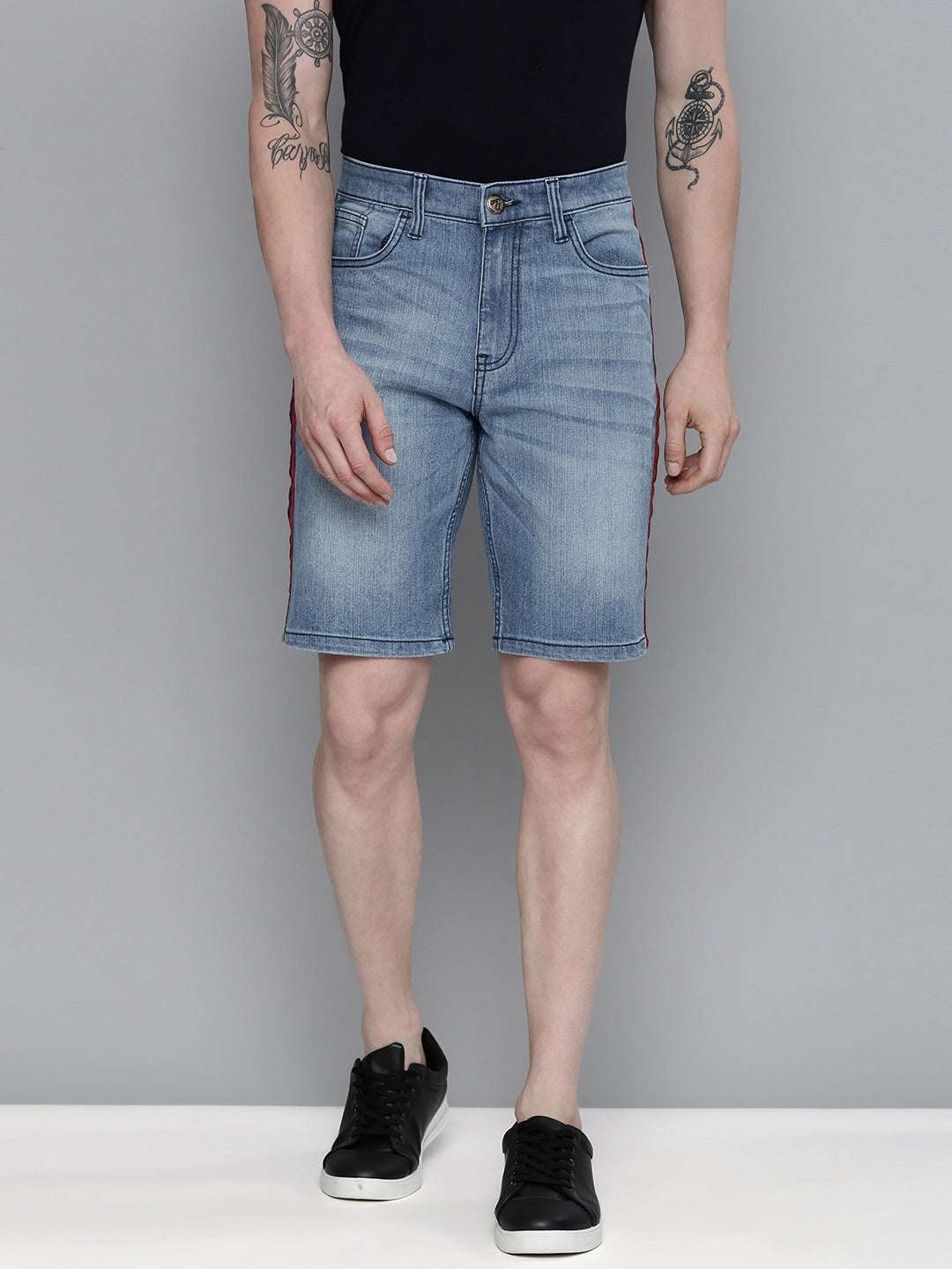 Shop Men Solid Shorts Online.