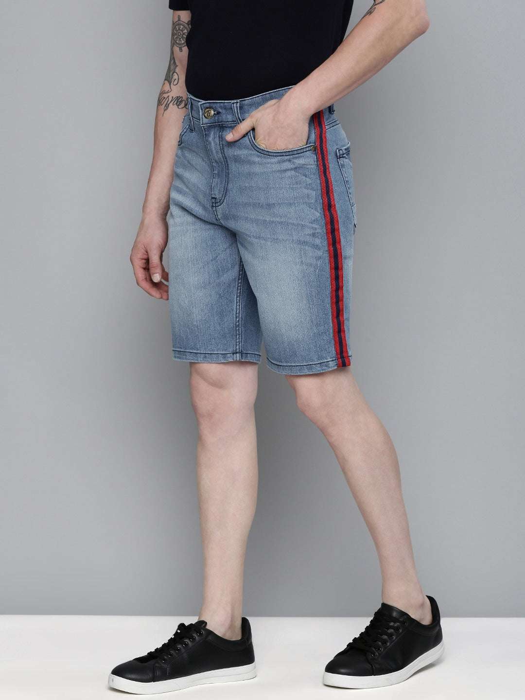 Shop Men Solid Shorts Online.