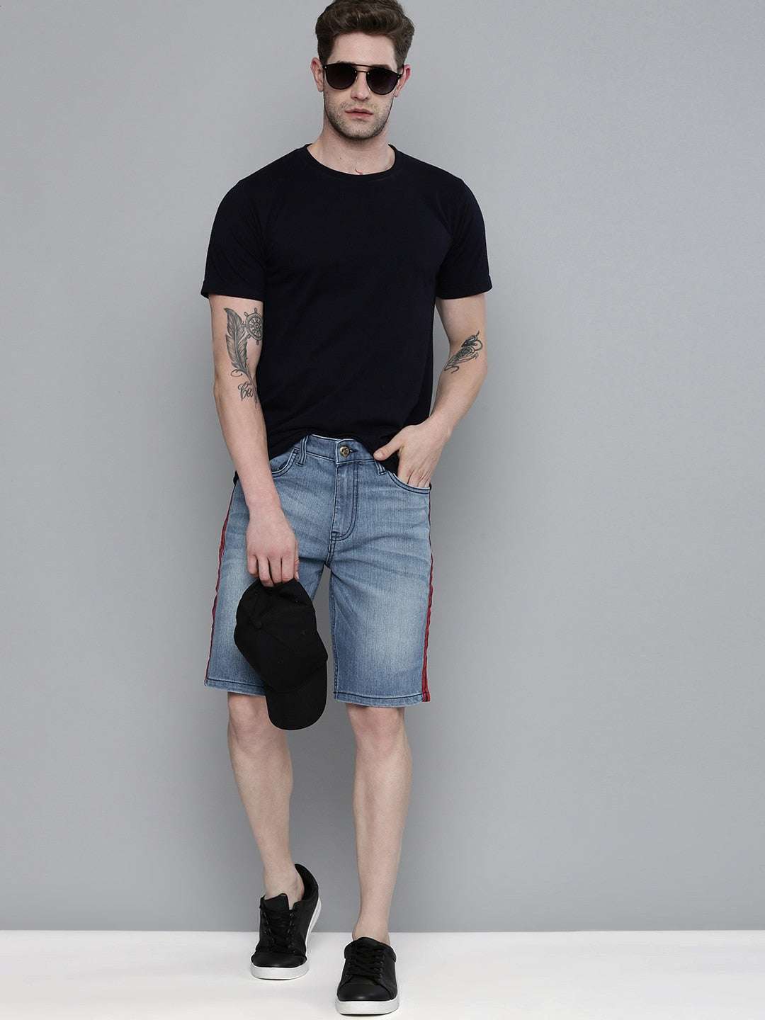 Shop Men Solid Shorts Online.