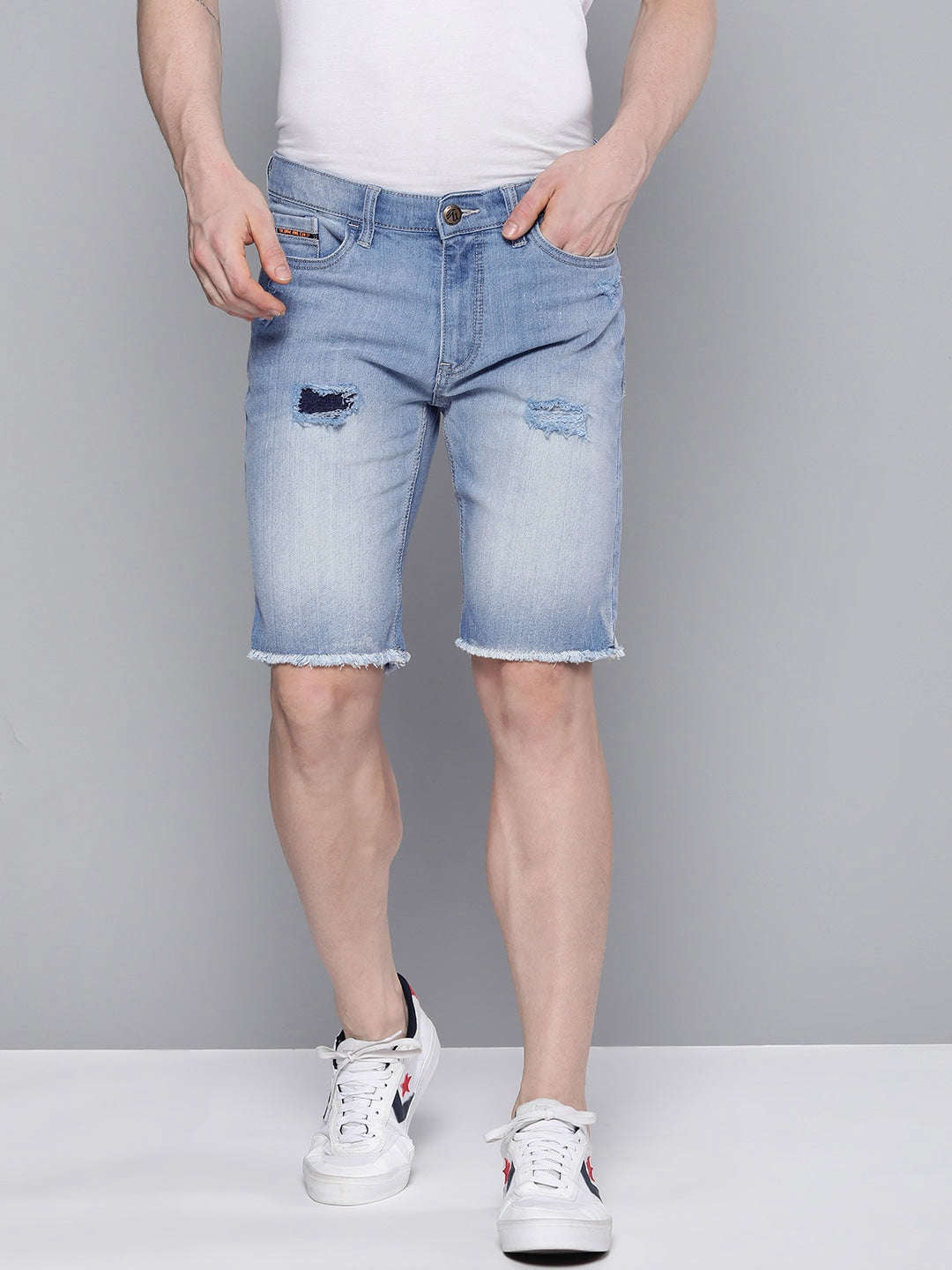 Shop Men Washed Shorts Online.