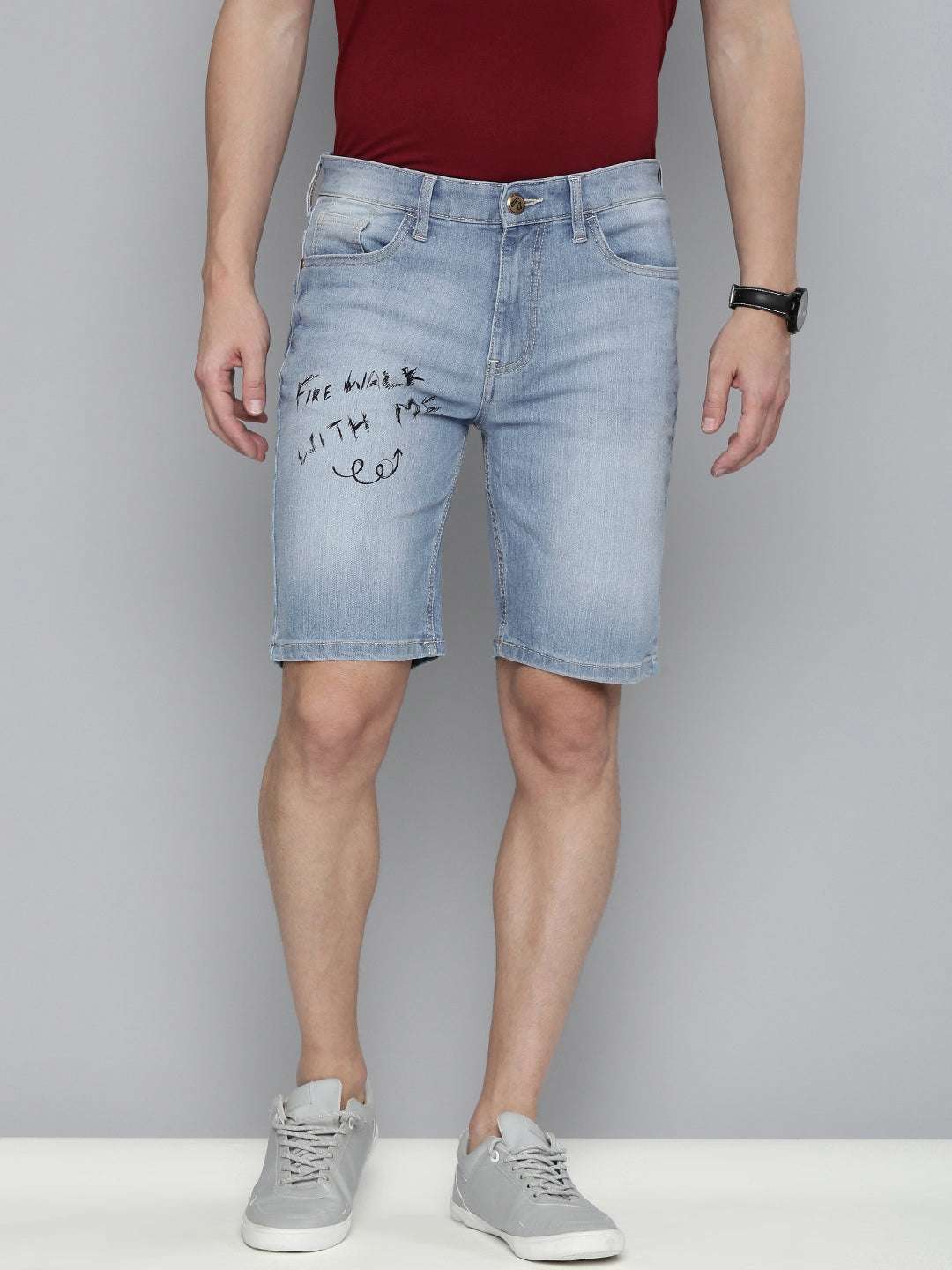 Shop Men Solid Shorts Online.