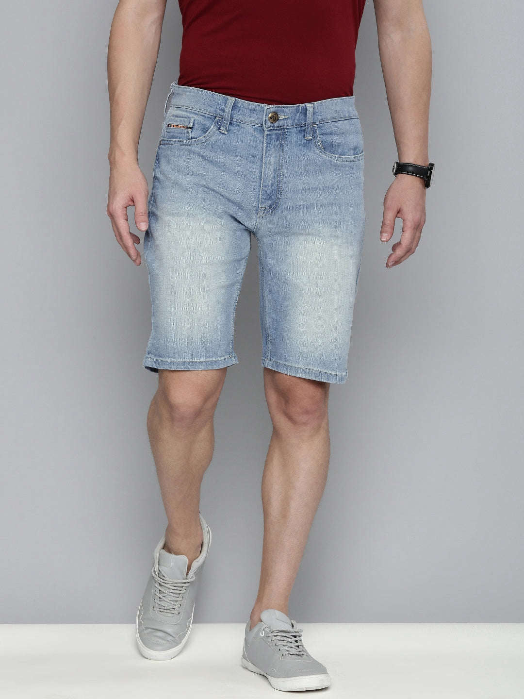 Shop Men Solid Shorts Online.