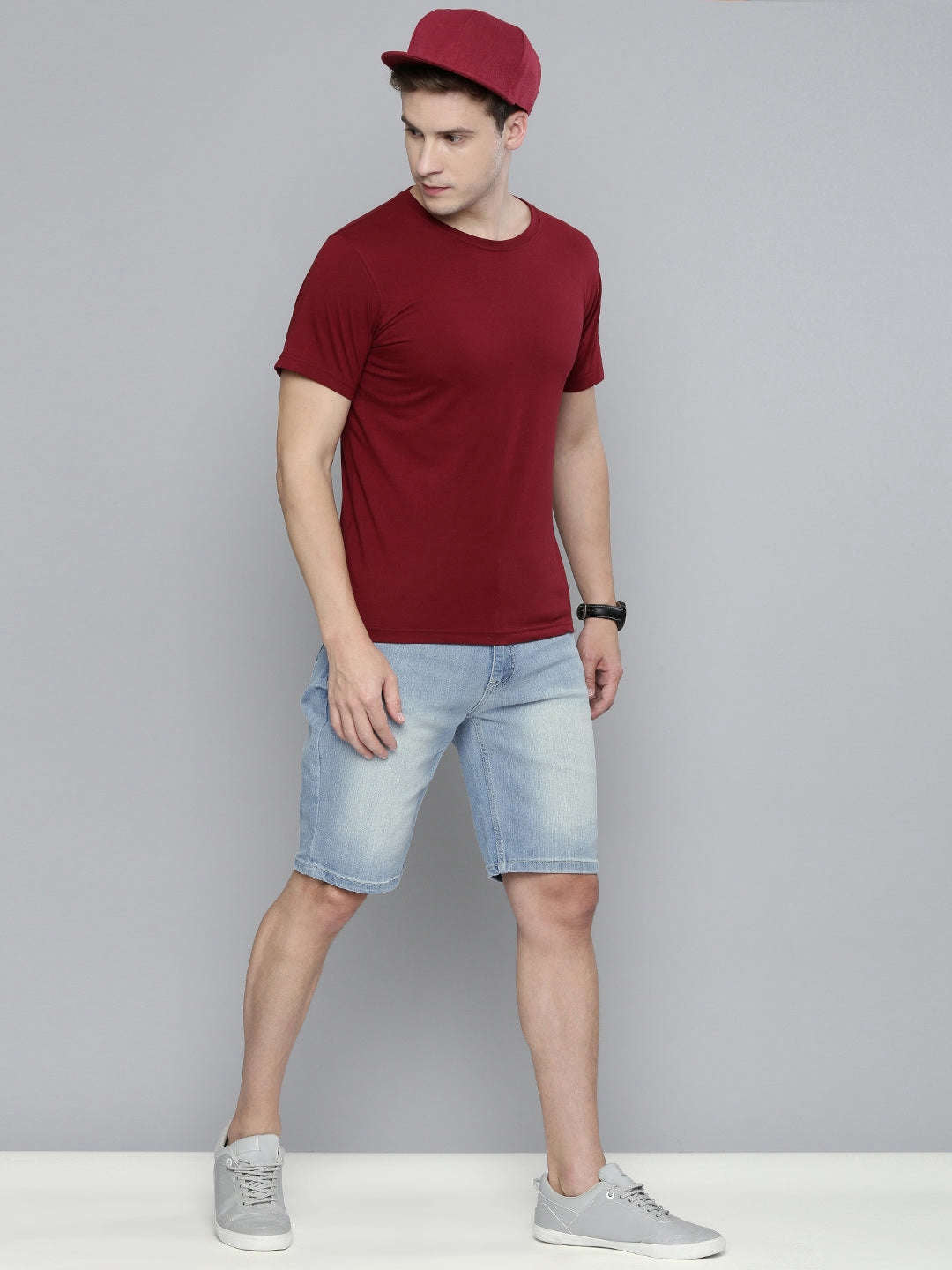 Shop Men Solid Shorts Online.