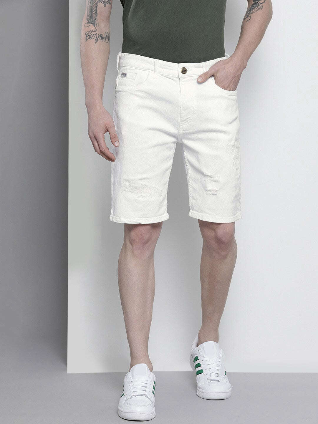 Shop Men Solid Shorts Online.