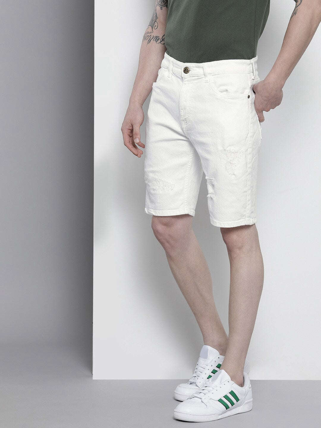 Shop Men Solid Shorts Online.