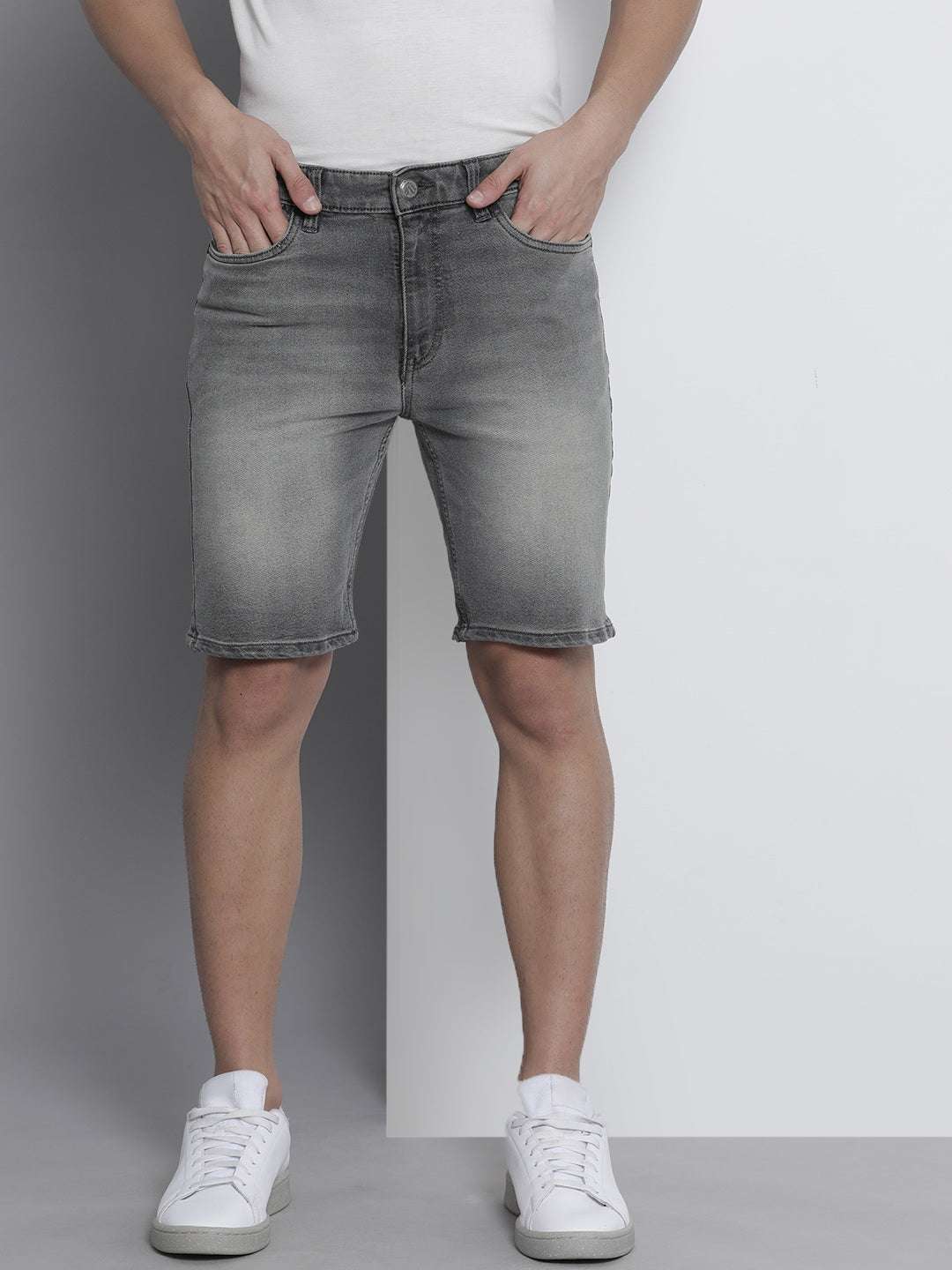 Shop Men Solid Shorts Online.