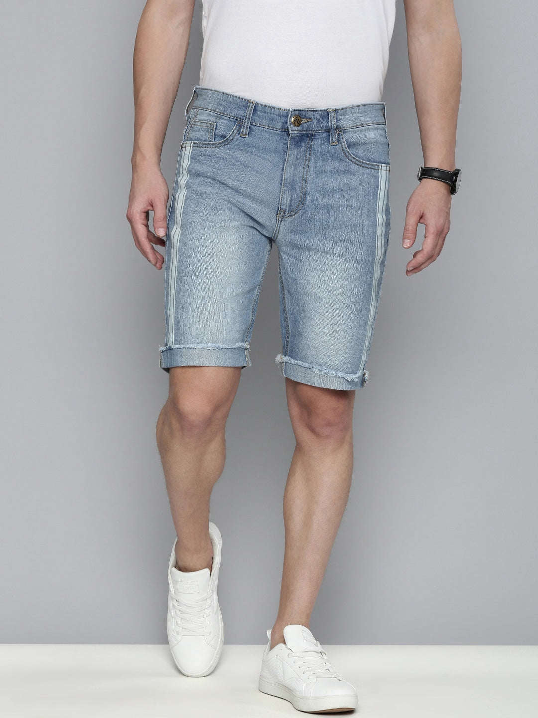 Shop Men Denim Shorts Online.