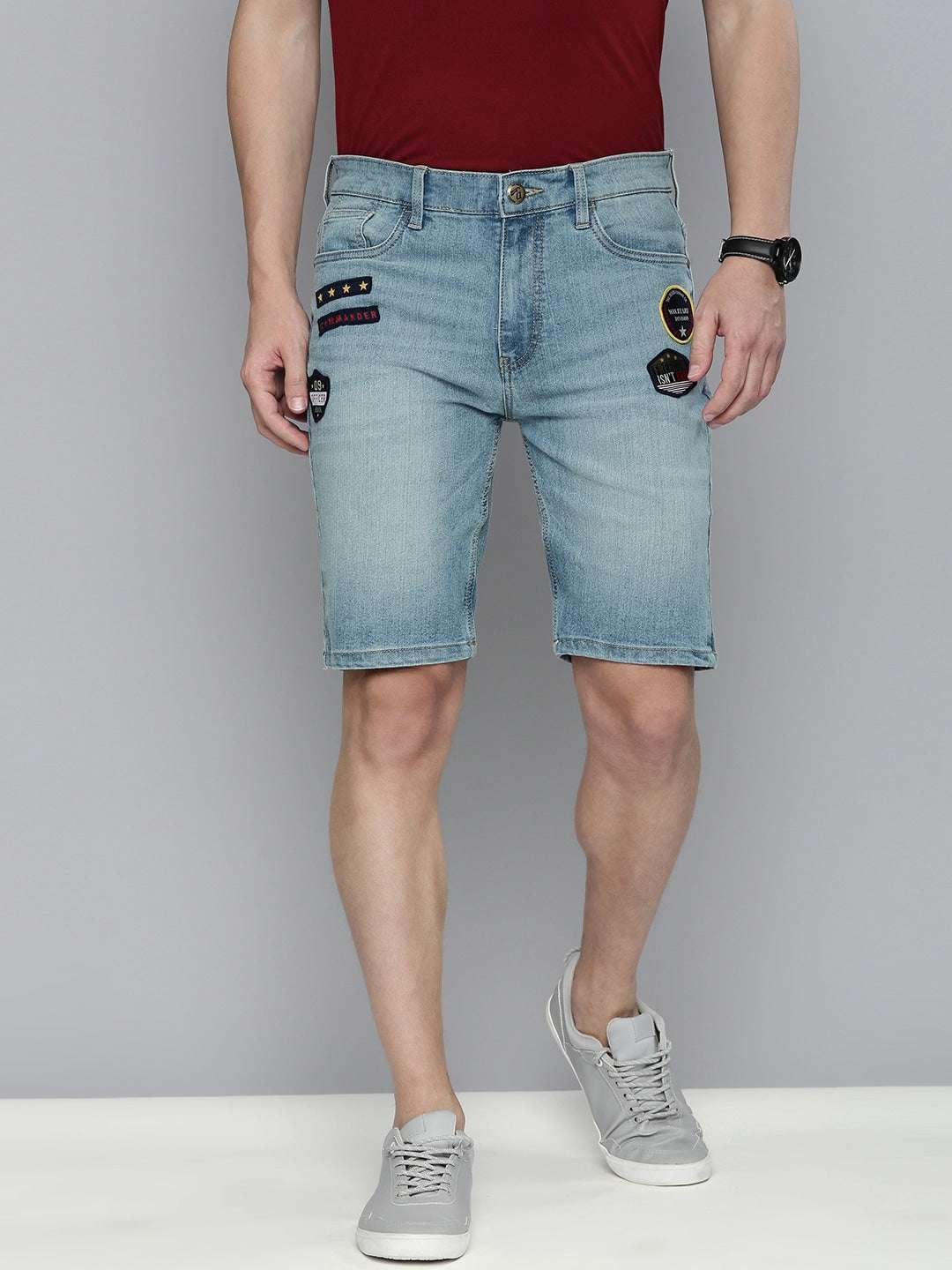 Shop Men Denim Shorts Online.