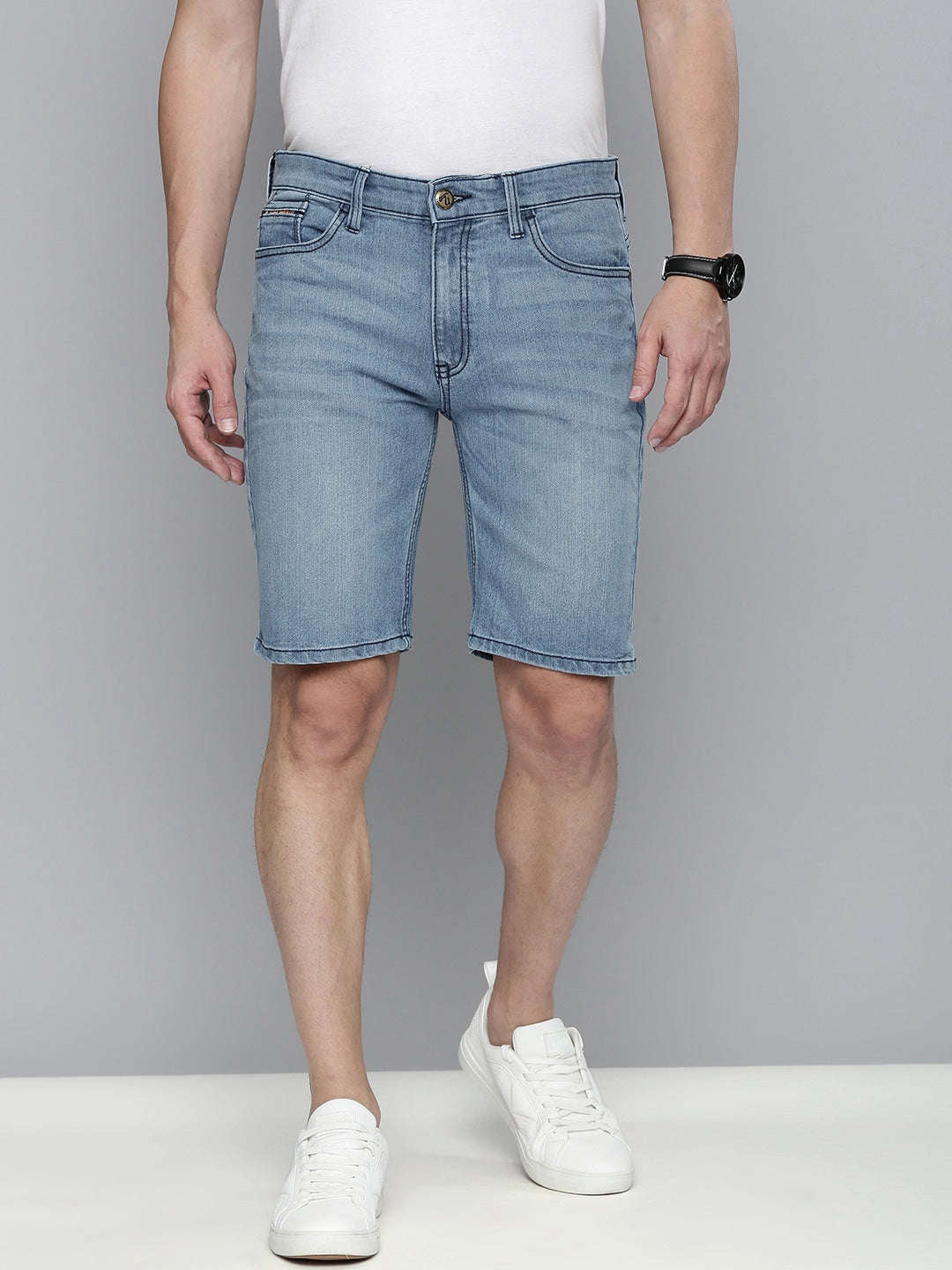 Shop Men Denim Shorts Online.